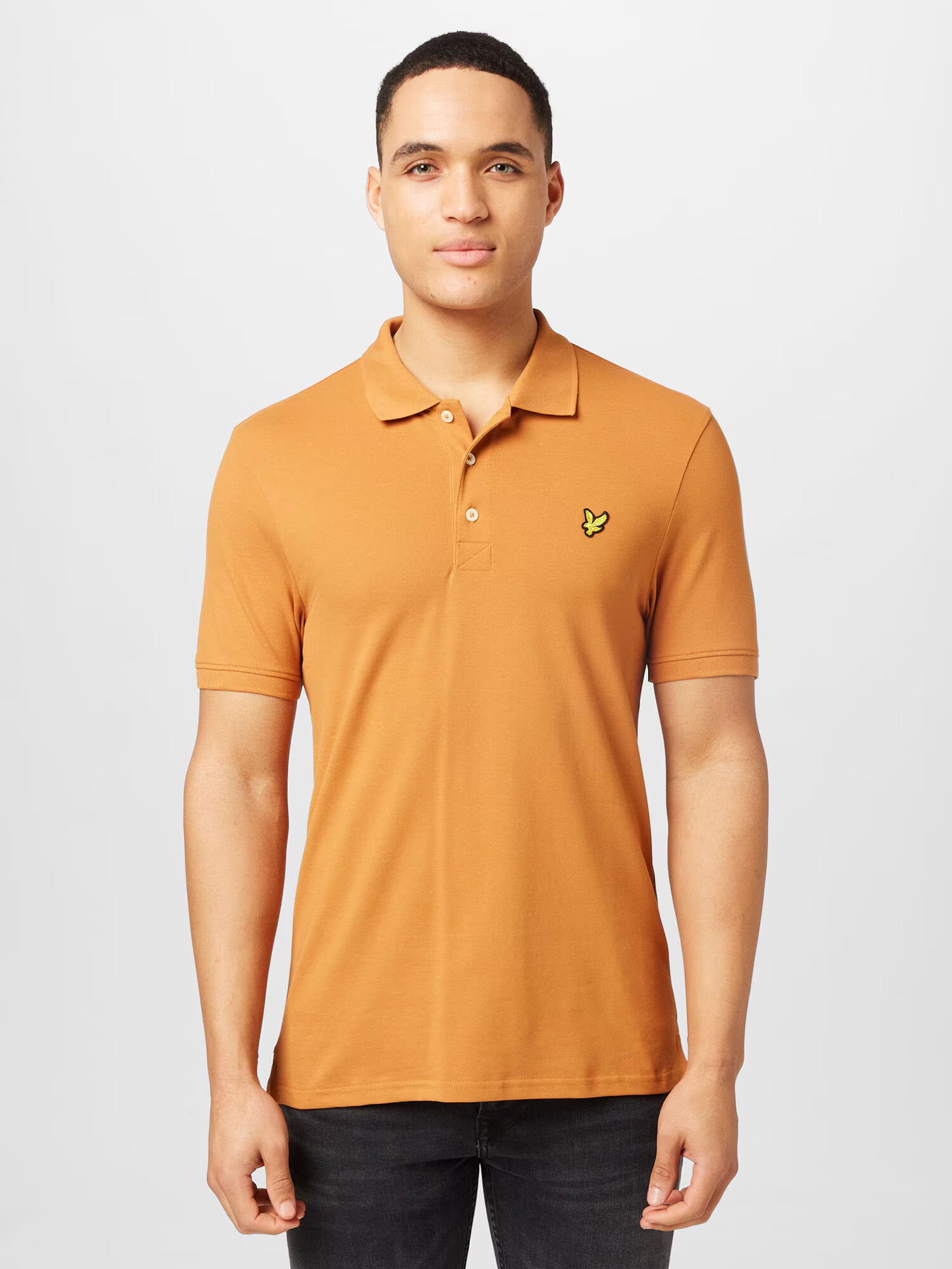 Lyle & Scott Тениска 'Plain' златистожълто / черно - Pepit.bg