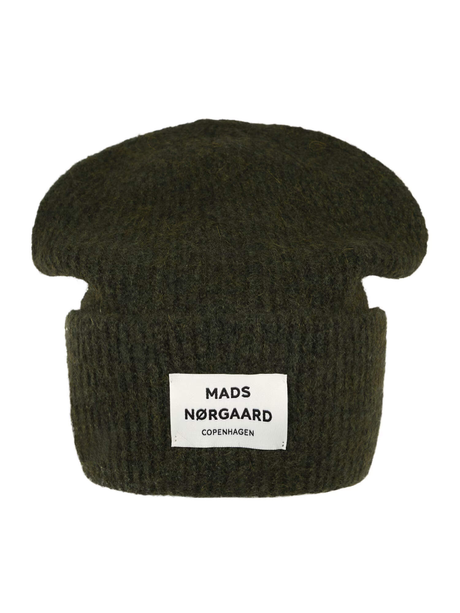 MADS NORGAARD COPENHAGEN Шапка 'Anju' зелен меланж - Pepit.bg