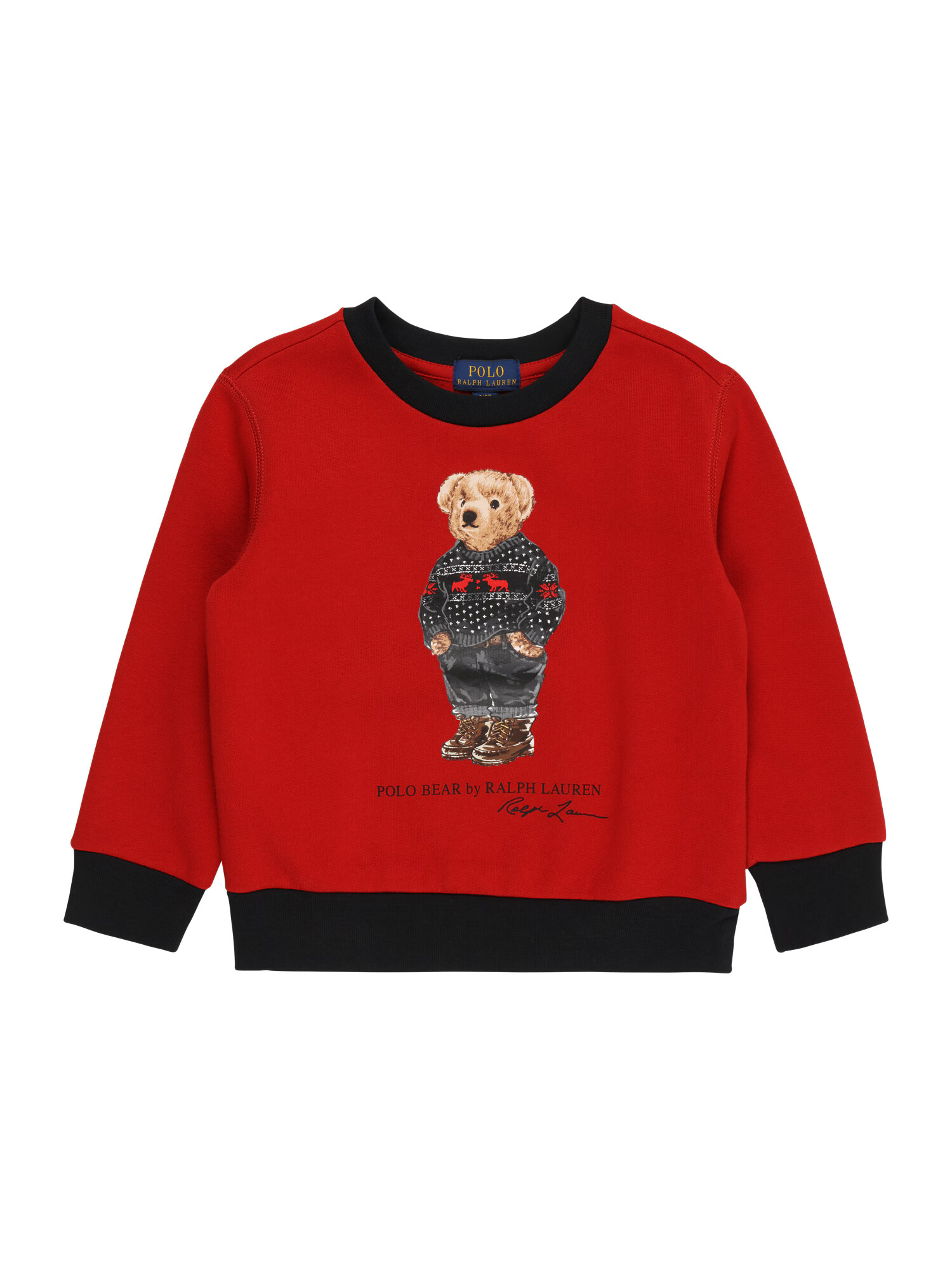 Polo Ralph Lauren Sweatshirt огнено червено / черно - Pepit.bg