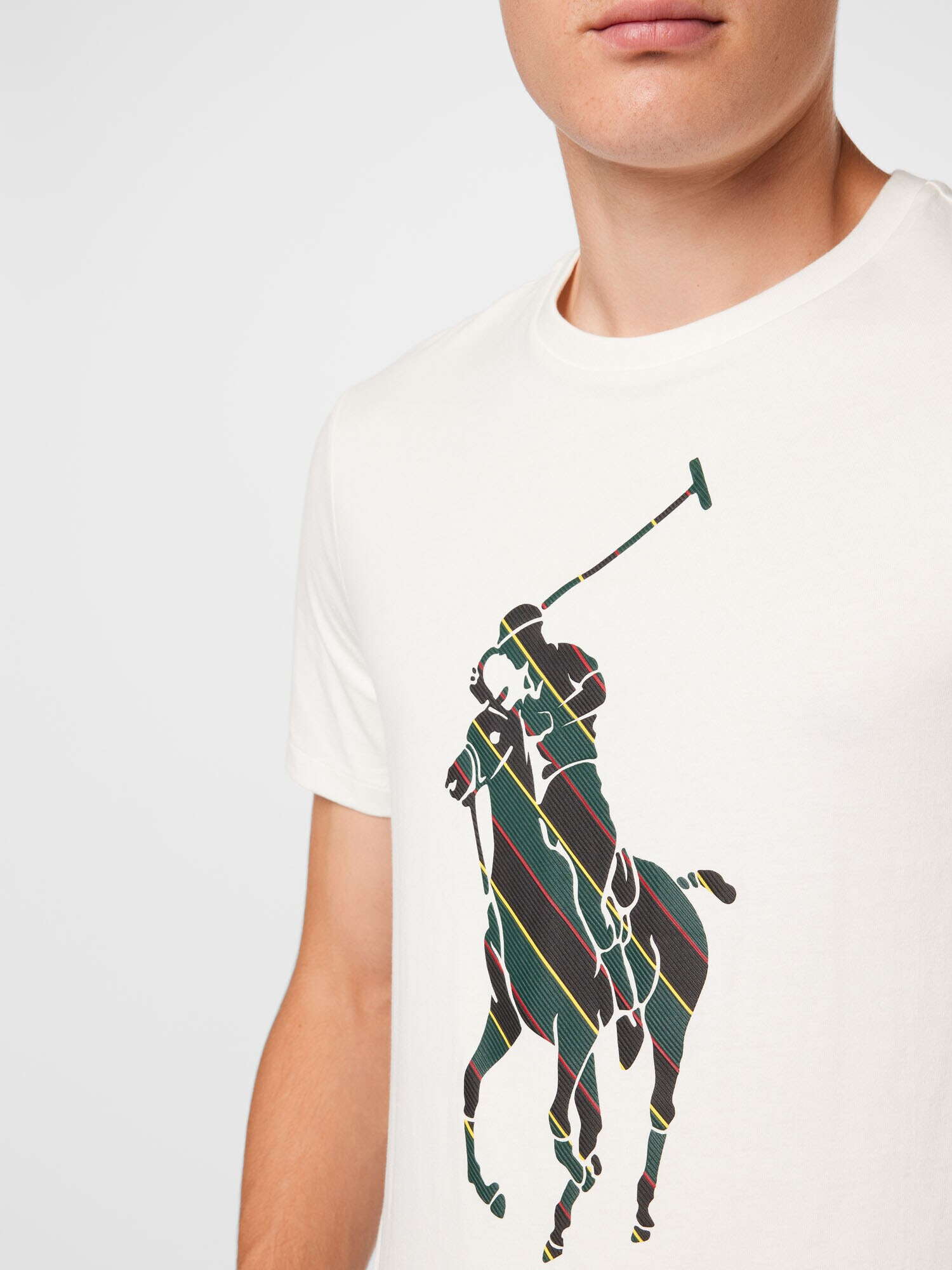 Polo Ralph Lauren Тениска черно / бяло - Pepit.bg