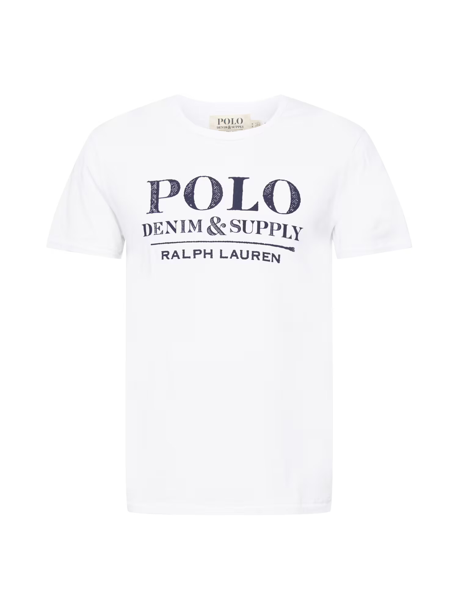 Polo Ralph Lauren Тениска бяло / нейви синьо - Pepit.bg