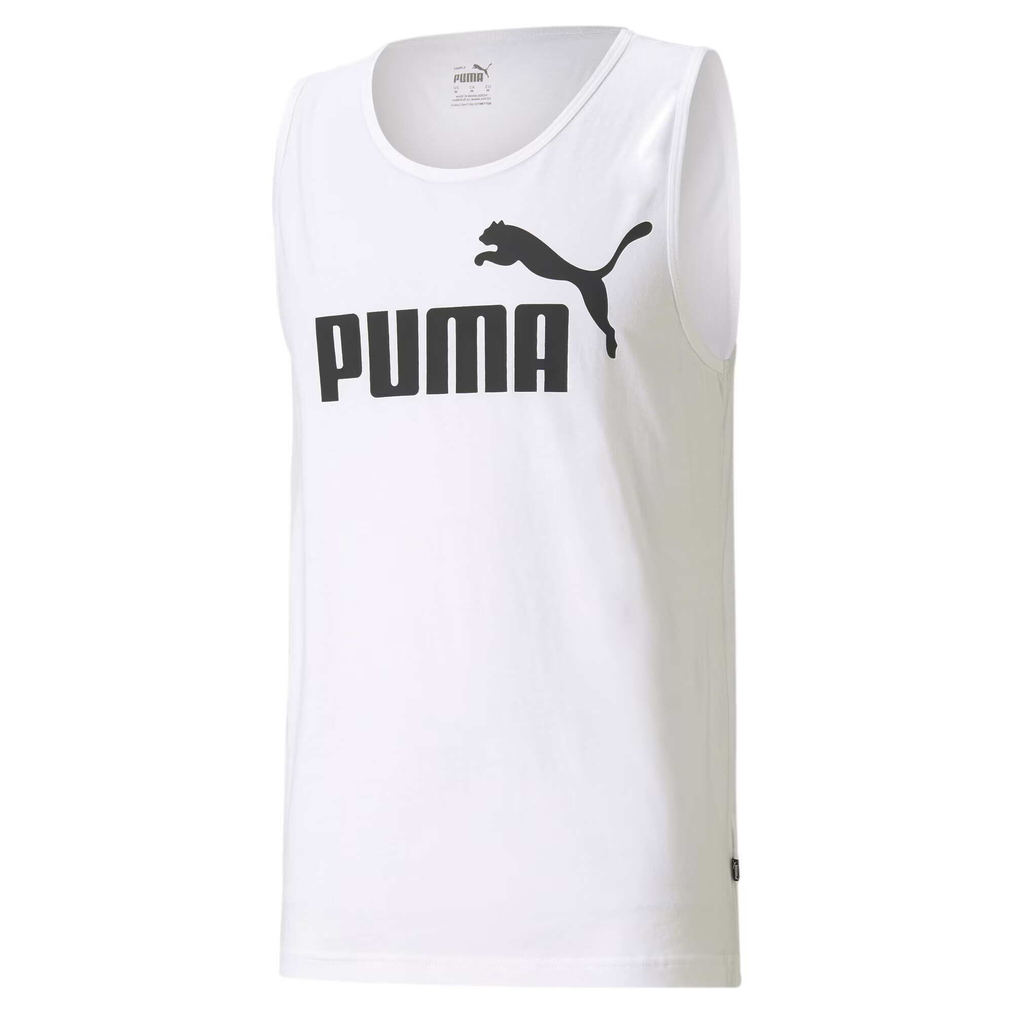 PUMA Функционална тениска черно / бяло - Pepit.bg