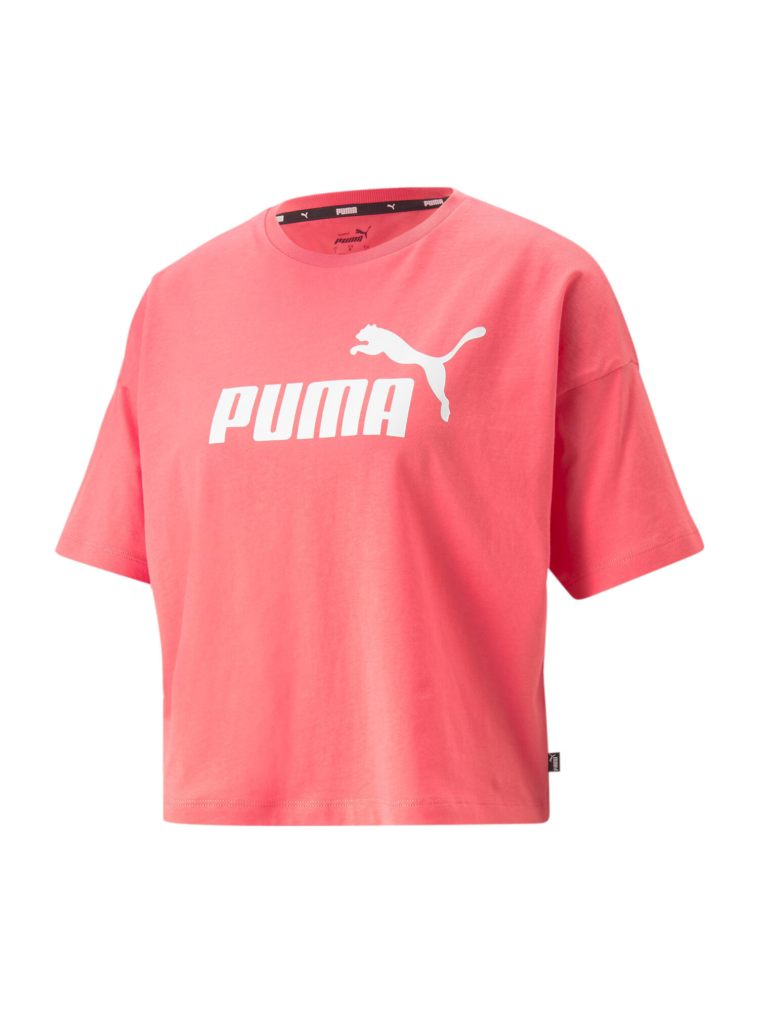 PUMA Функционална тениска розе / бяло - Pepit.bg