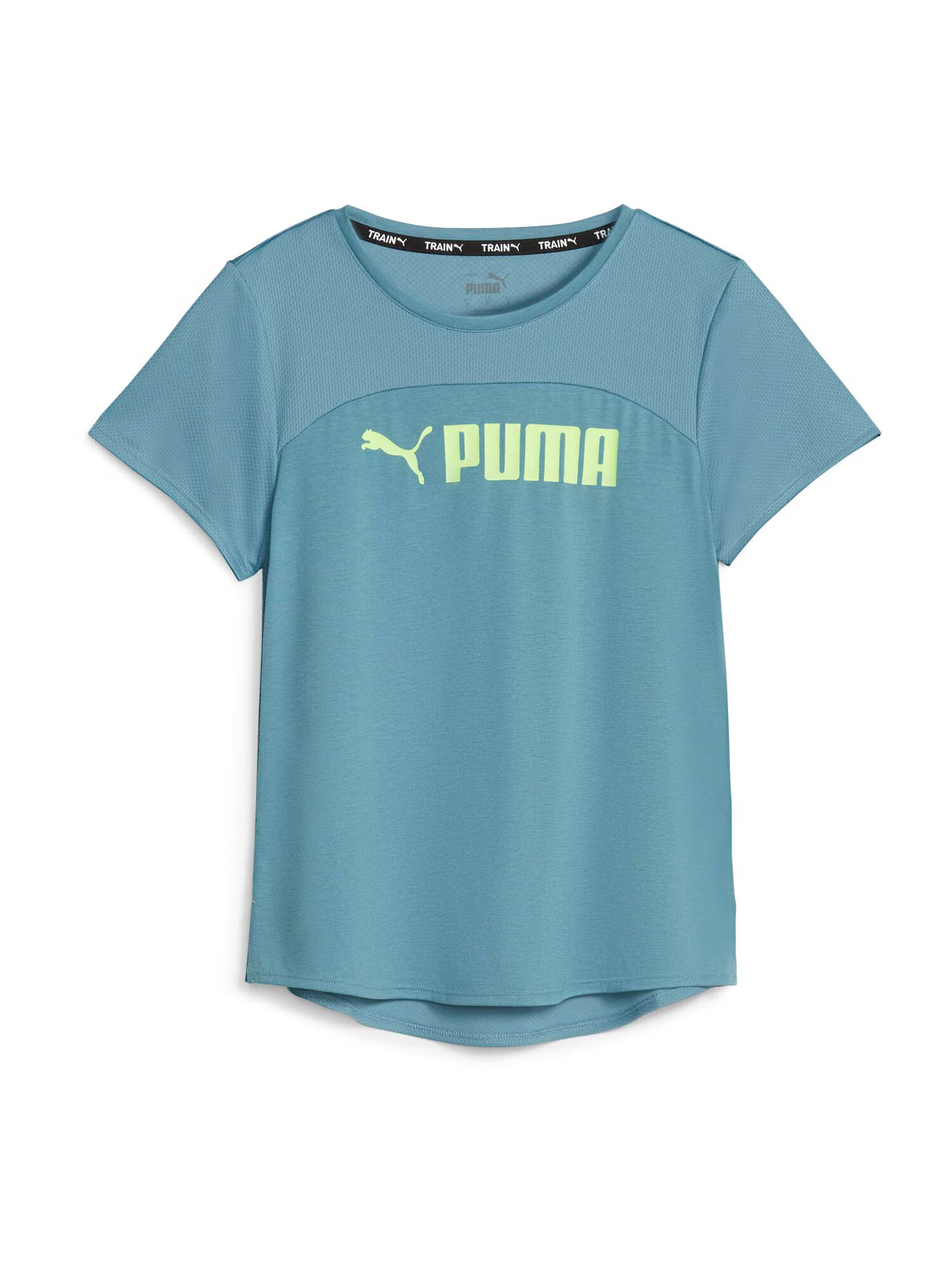 PUMA Функционална тениска 'Ultrabreathe' циан / светлозелено - Pepit.bg