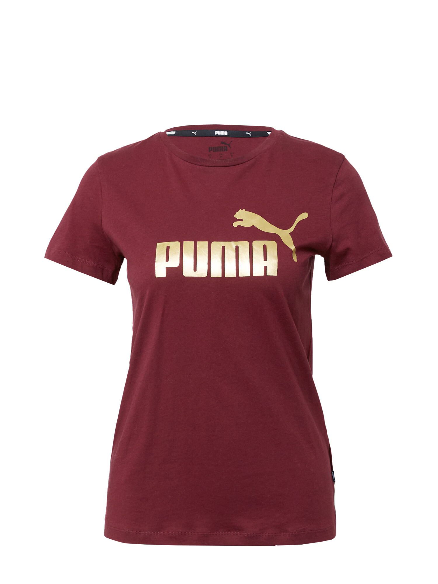 PUMA Функционална тениска злато / карминено червено - Pepit.bg