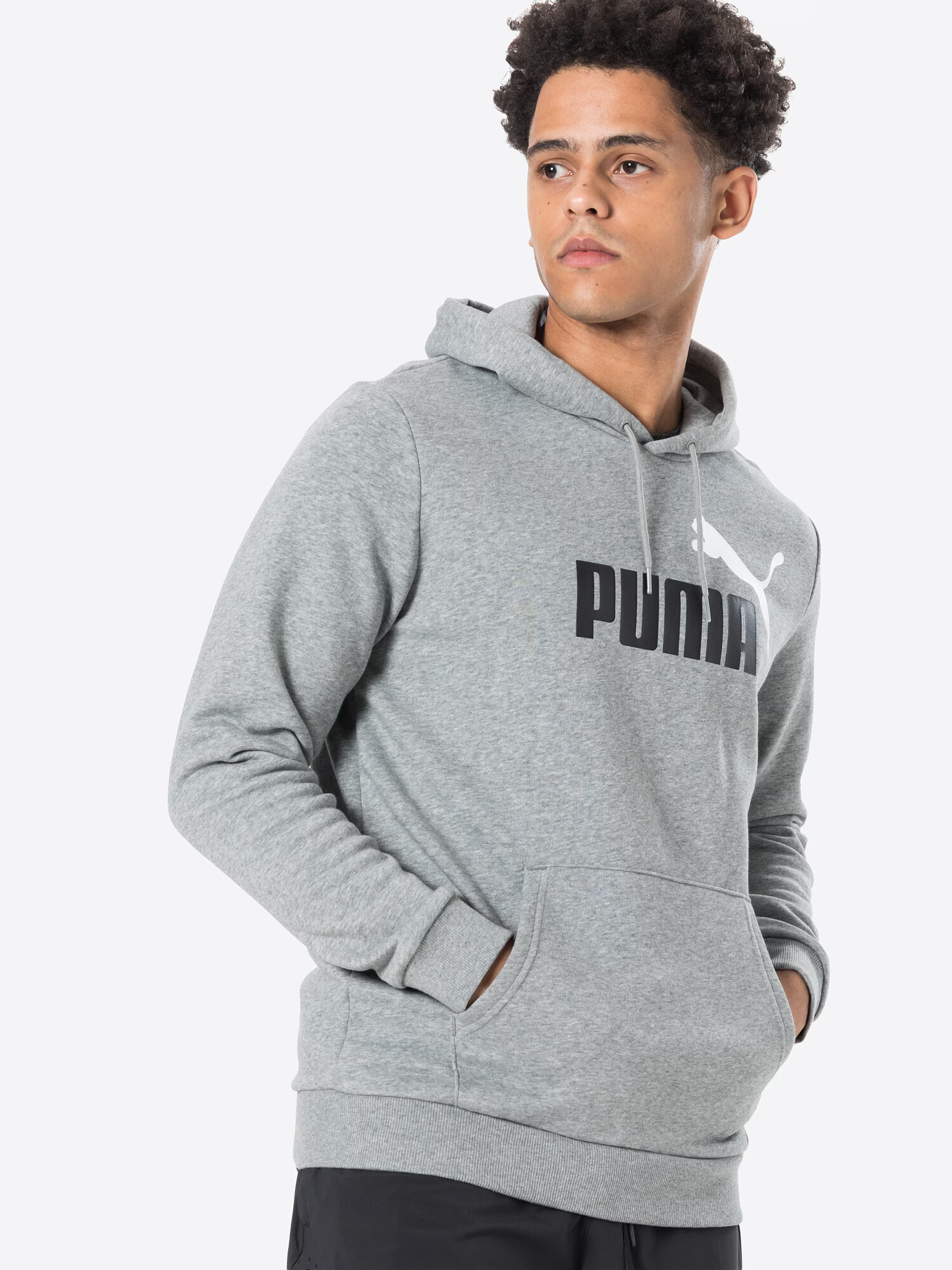 PUMA Спортен блузон сиво / черно / бяло - Pepit.bg