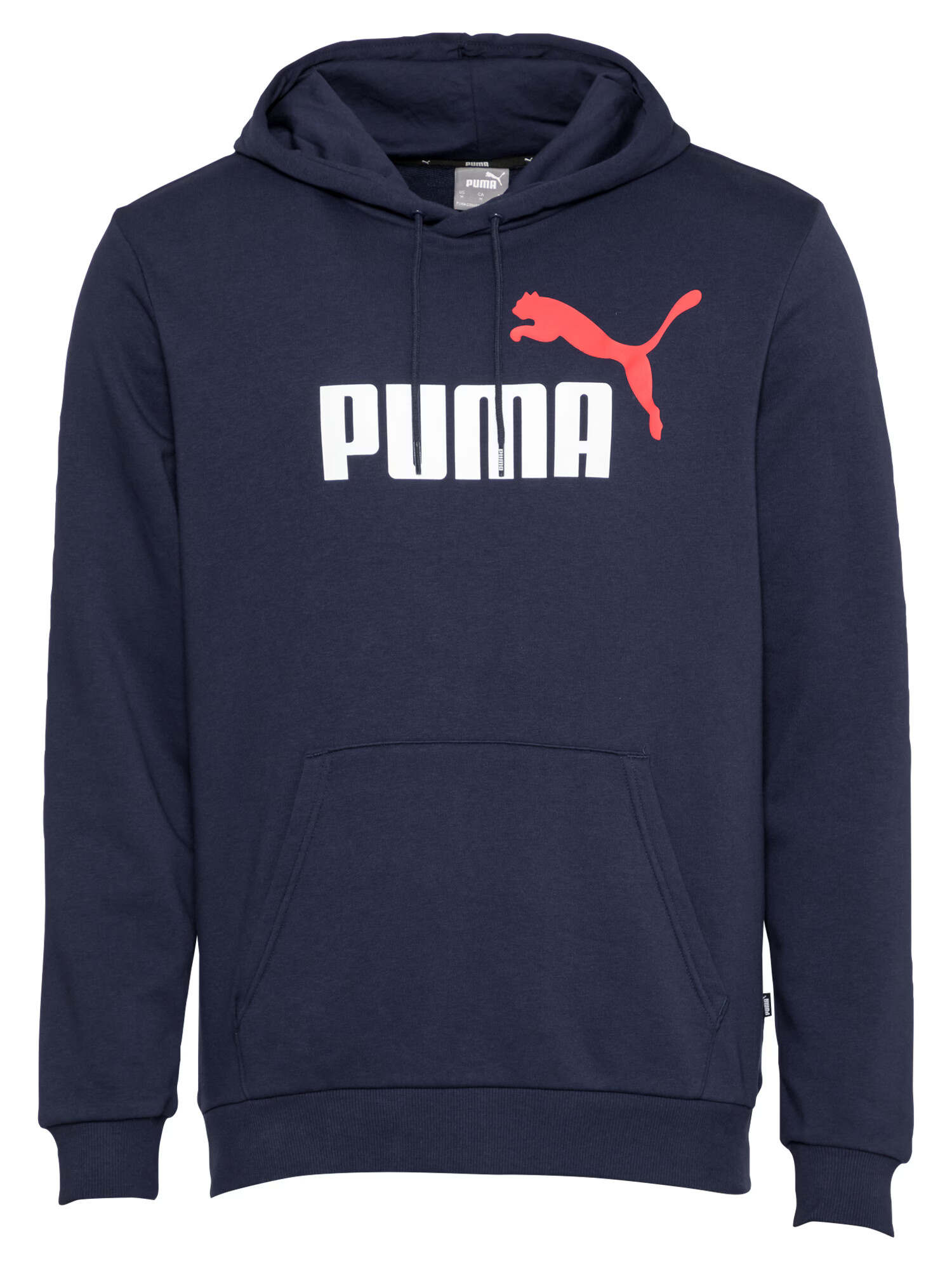 PUMA Спортен блузон с качулка тъмносиньо / бяло / червено - Pepit.bg