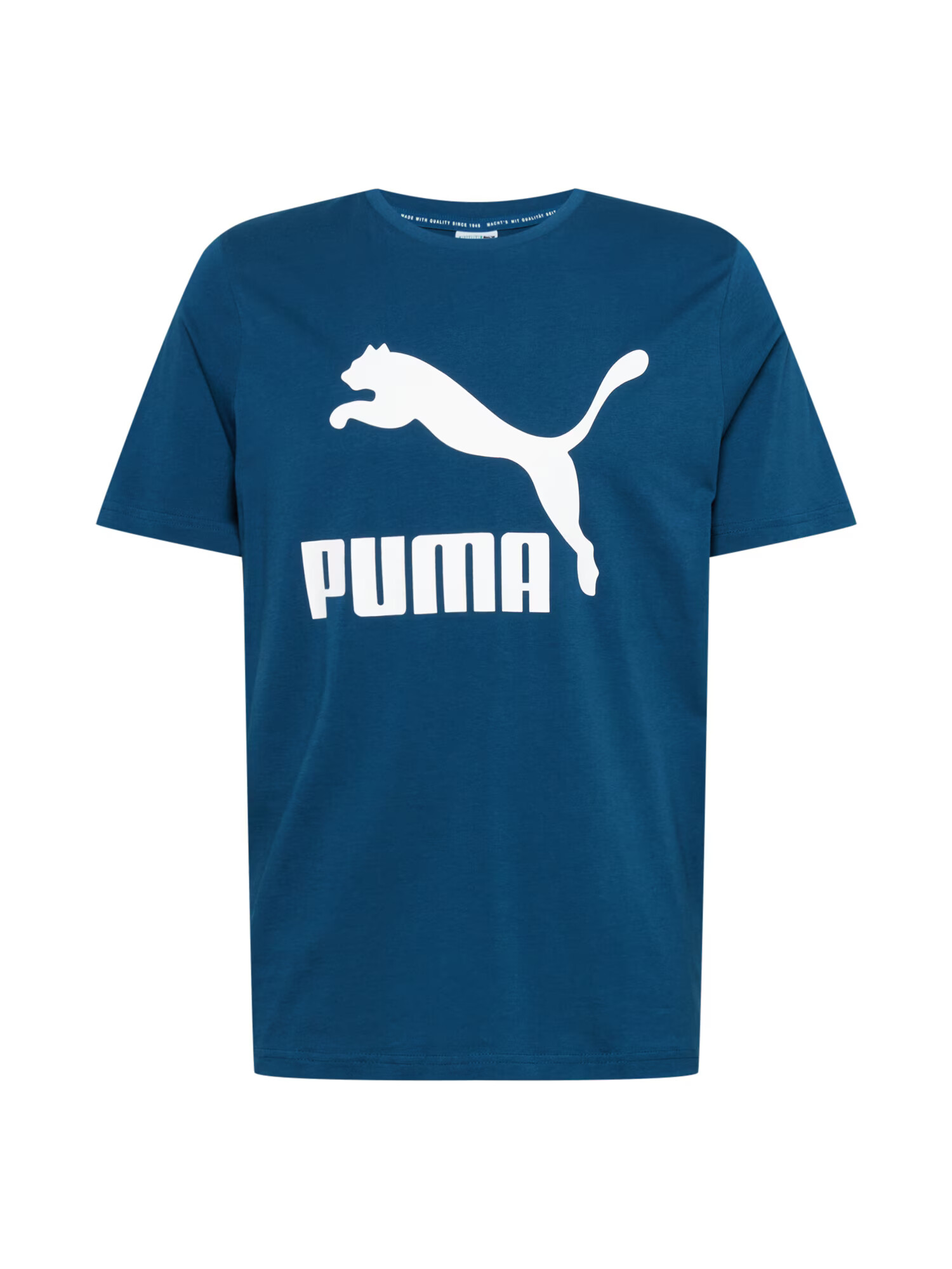 PUMA Тениска синьо / бяло - Pepit.bg