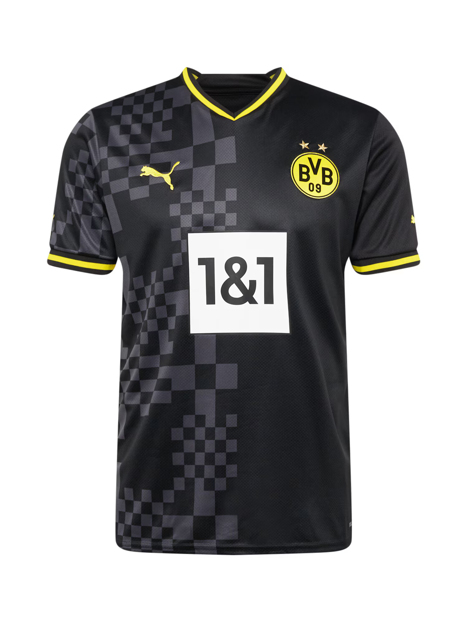 PUMA Трико 'Borussia Dortmund 2022/2023' неоново жълто / камък / черно / бяло - Pepit.bg