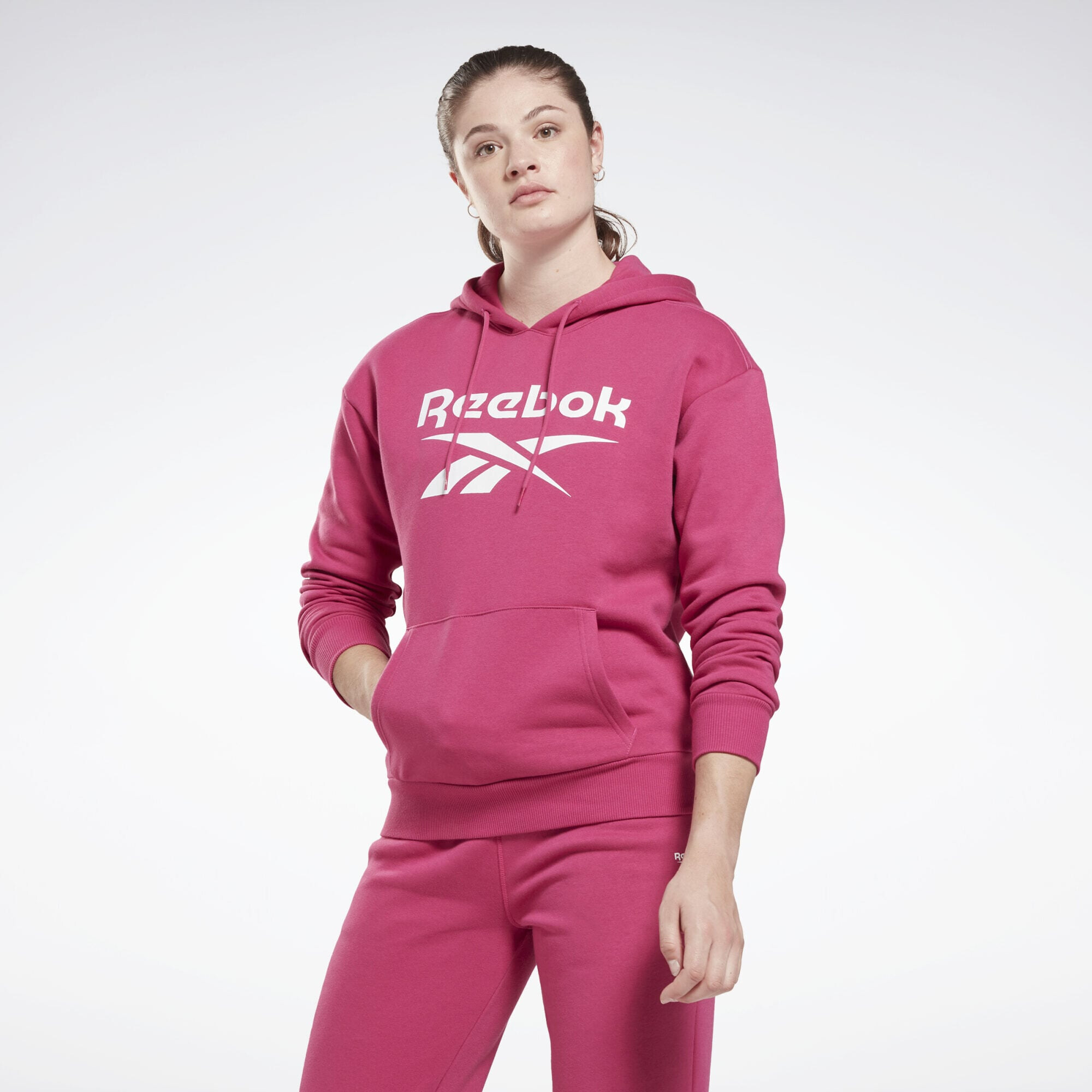 Reebok Classics Суичър розово / бяло - Pepit.bg