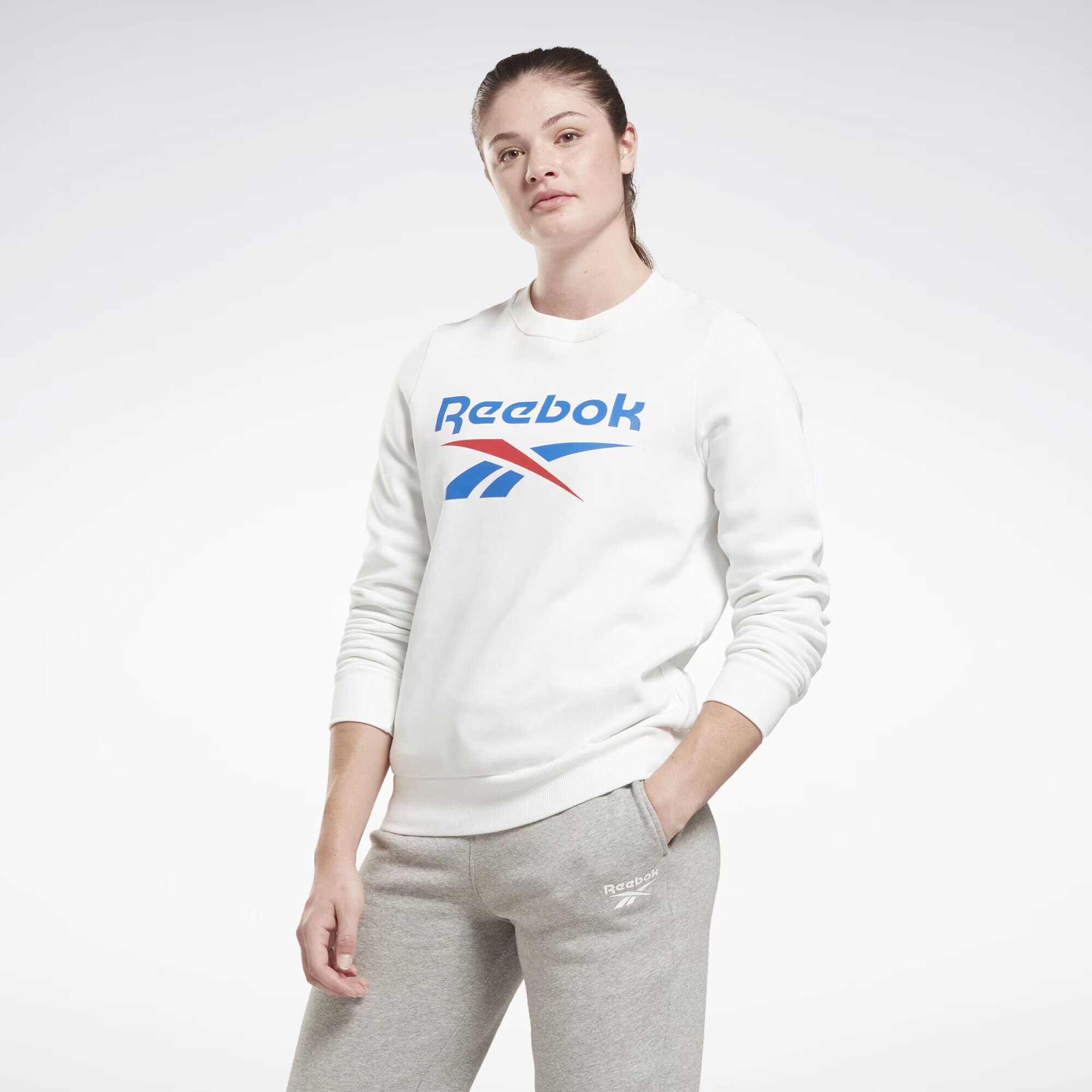 Reebok Classics Суичър синьо / червено / бяло - Pepit.bg