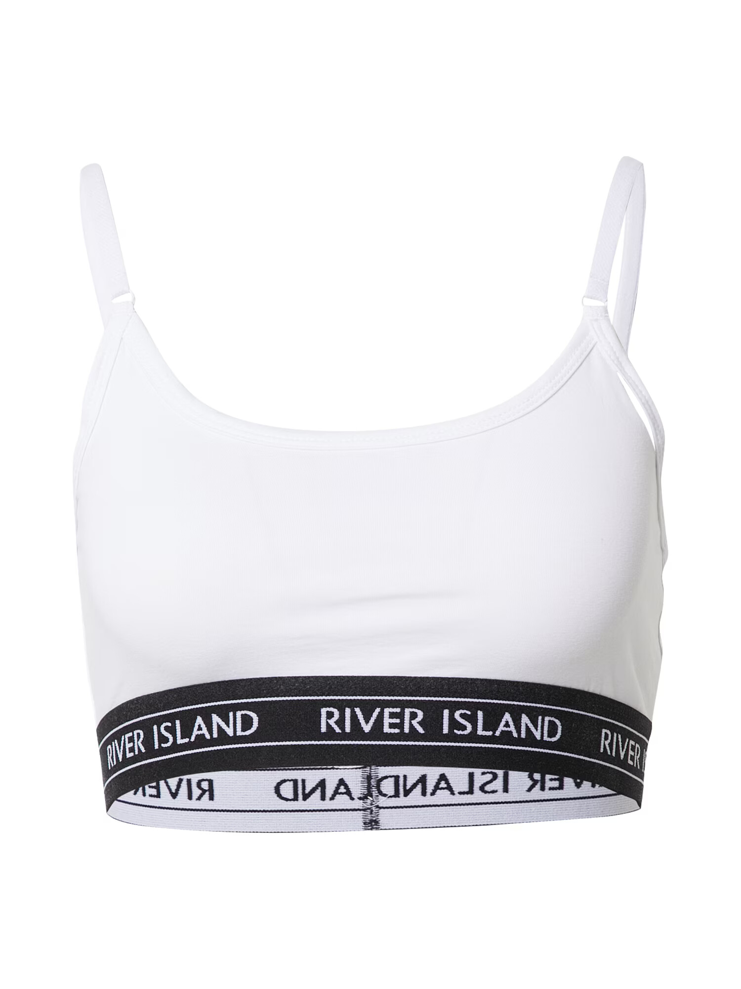 River Island Сутиен бяло / сив меланж / черно - Pepit.bg