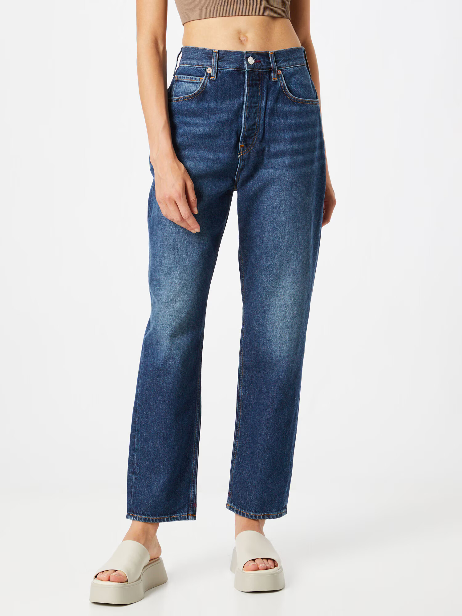 SCOTCH & SODA Дънки 'The Bay boyfriend jeans in organic cotto' син деним - Pepit.bg