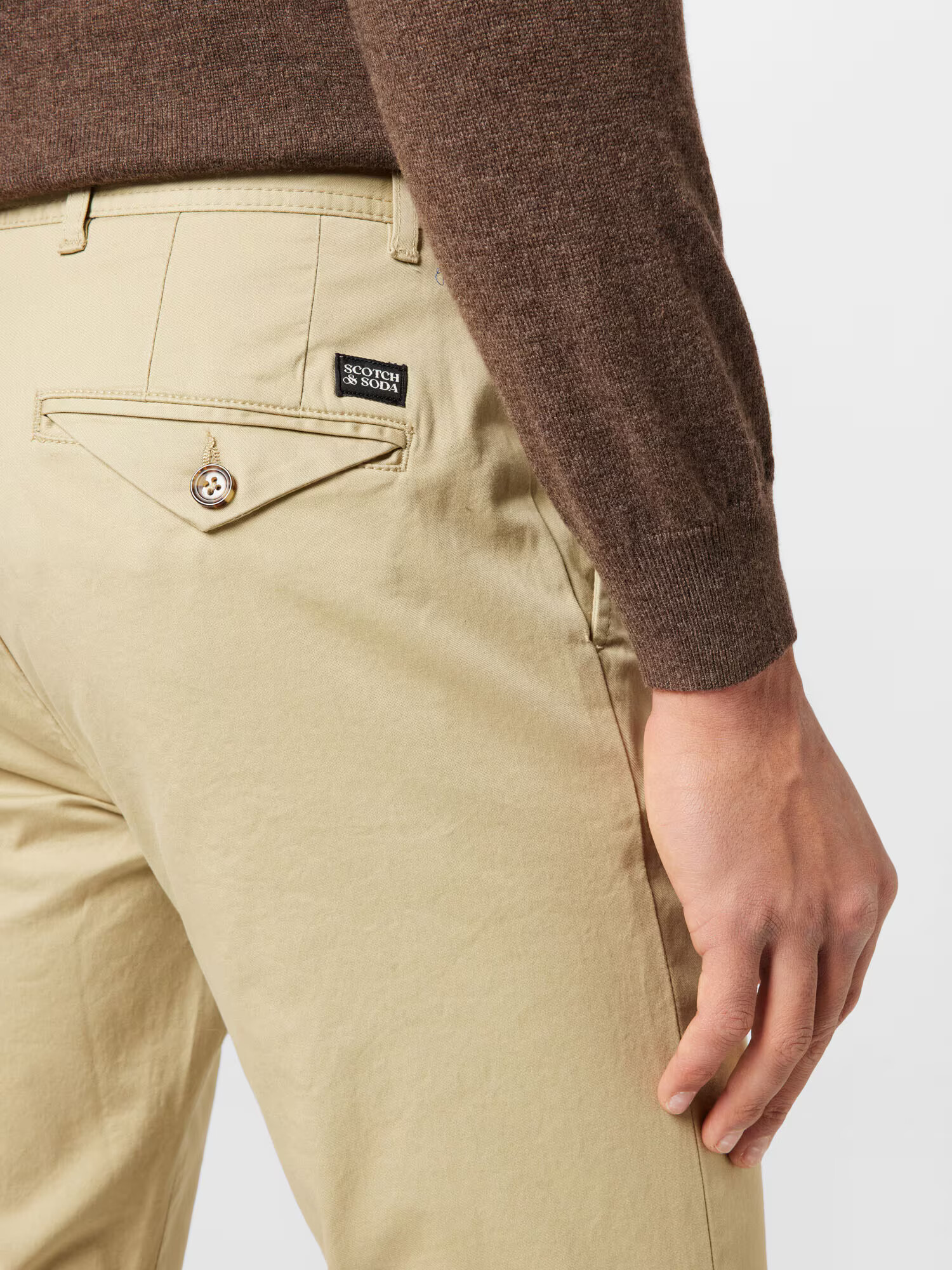 SCOTCH & SODA Панталон Chino 'Stuart' цвят "пясък" - Pepit.bg