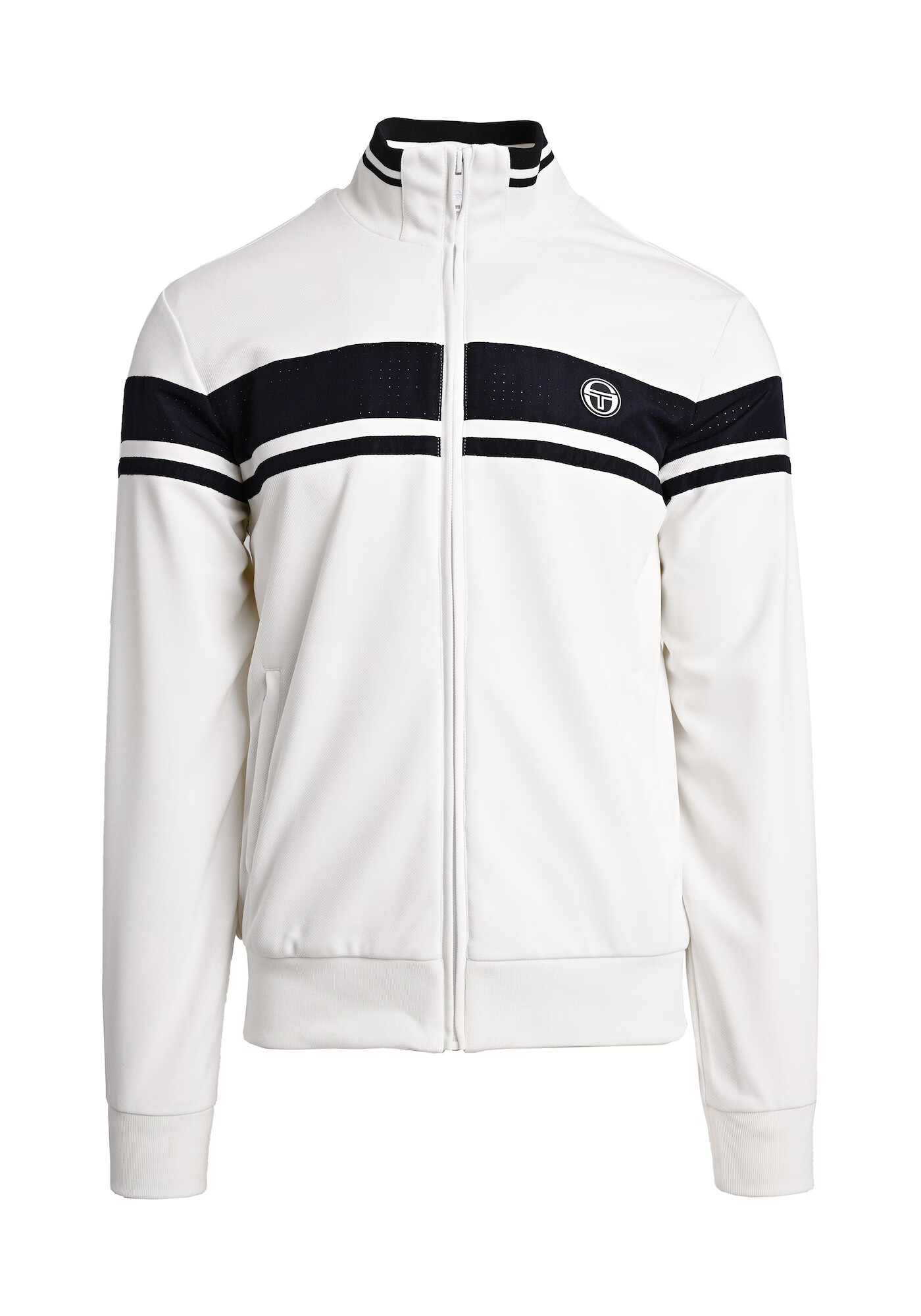 Sergio Tacchini Яке за трениране бяло / черно - Pepit.bg