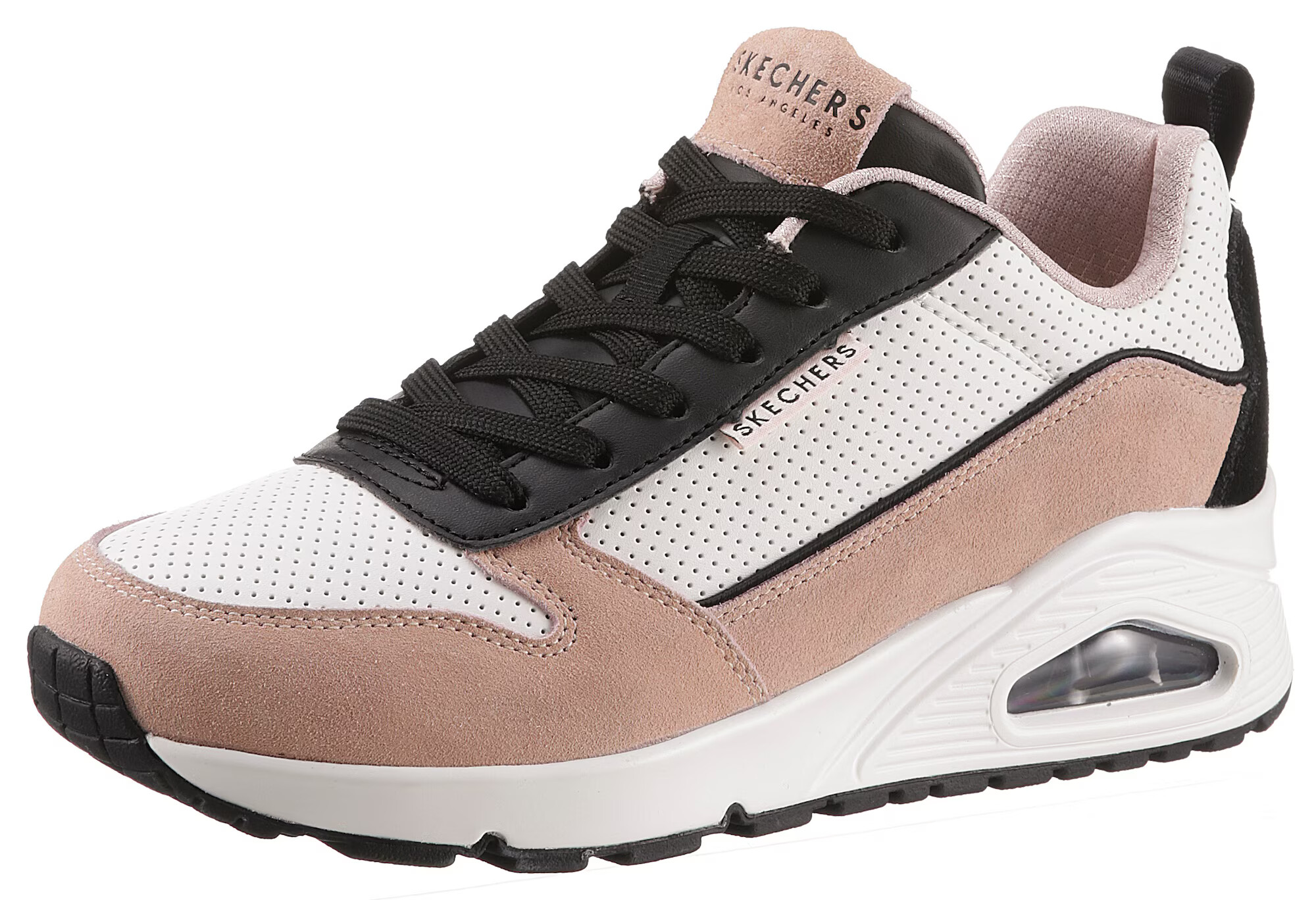 SKECHERS Ниски маратонки екрю / пепел от рози - Pepit.bg