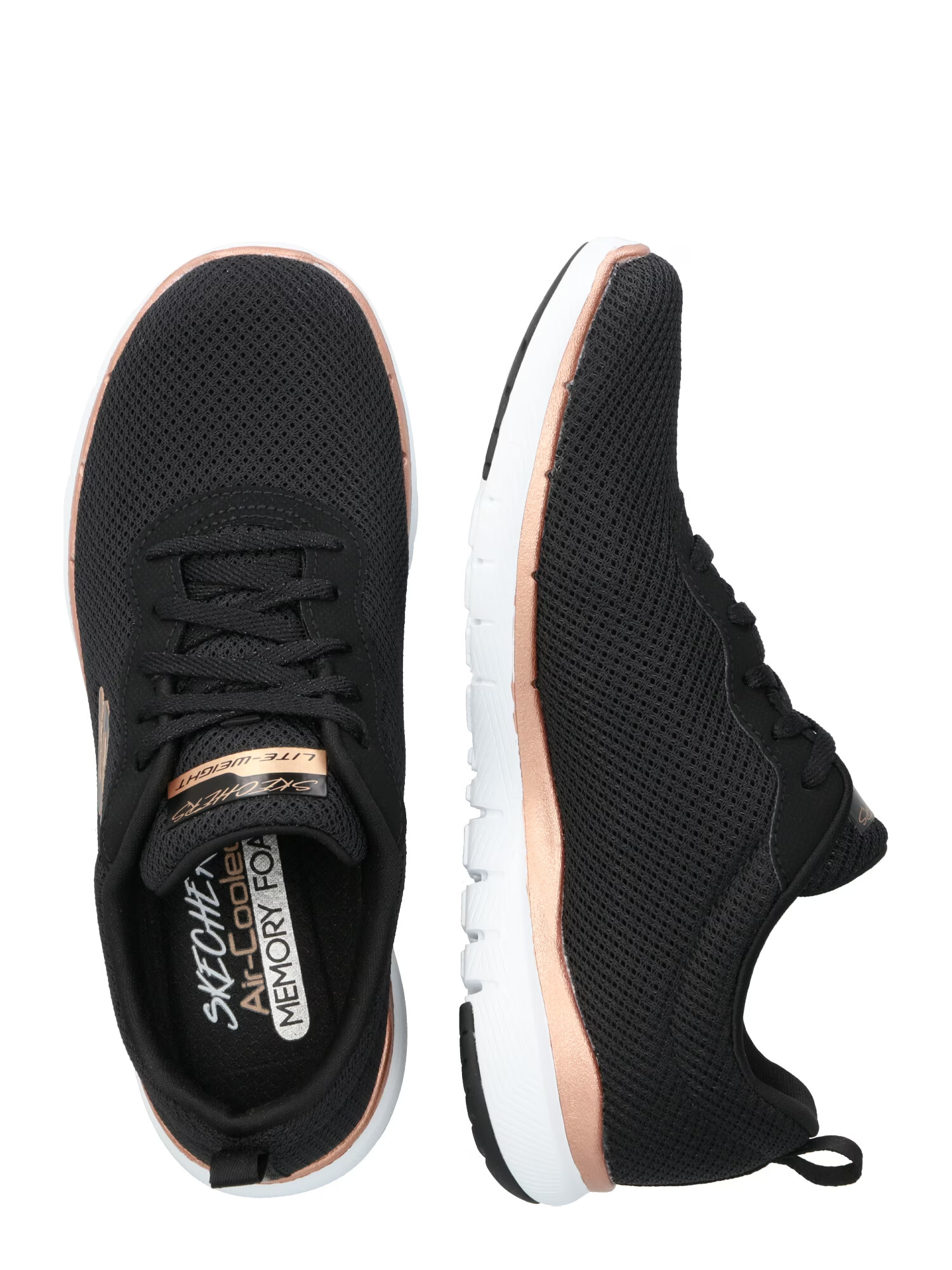 SKECHERS Ниски маратонки 'Flex Appeal 3.0' светлобежово / черно - Pepit.bg