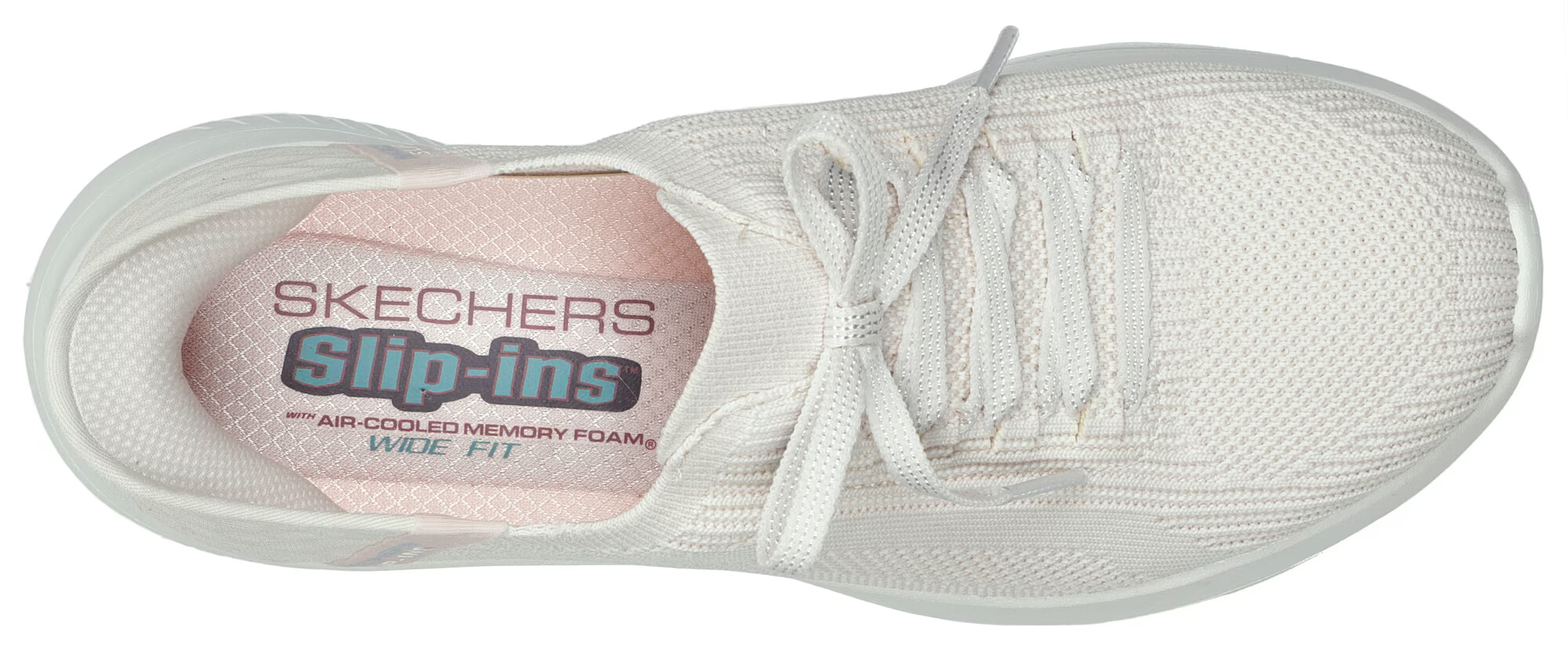 SKECHERS Спортни обувки Slip On бежово / бяло - Pepit.bg