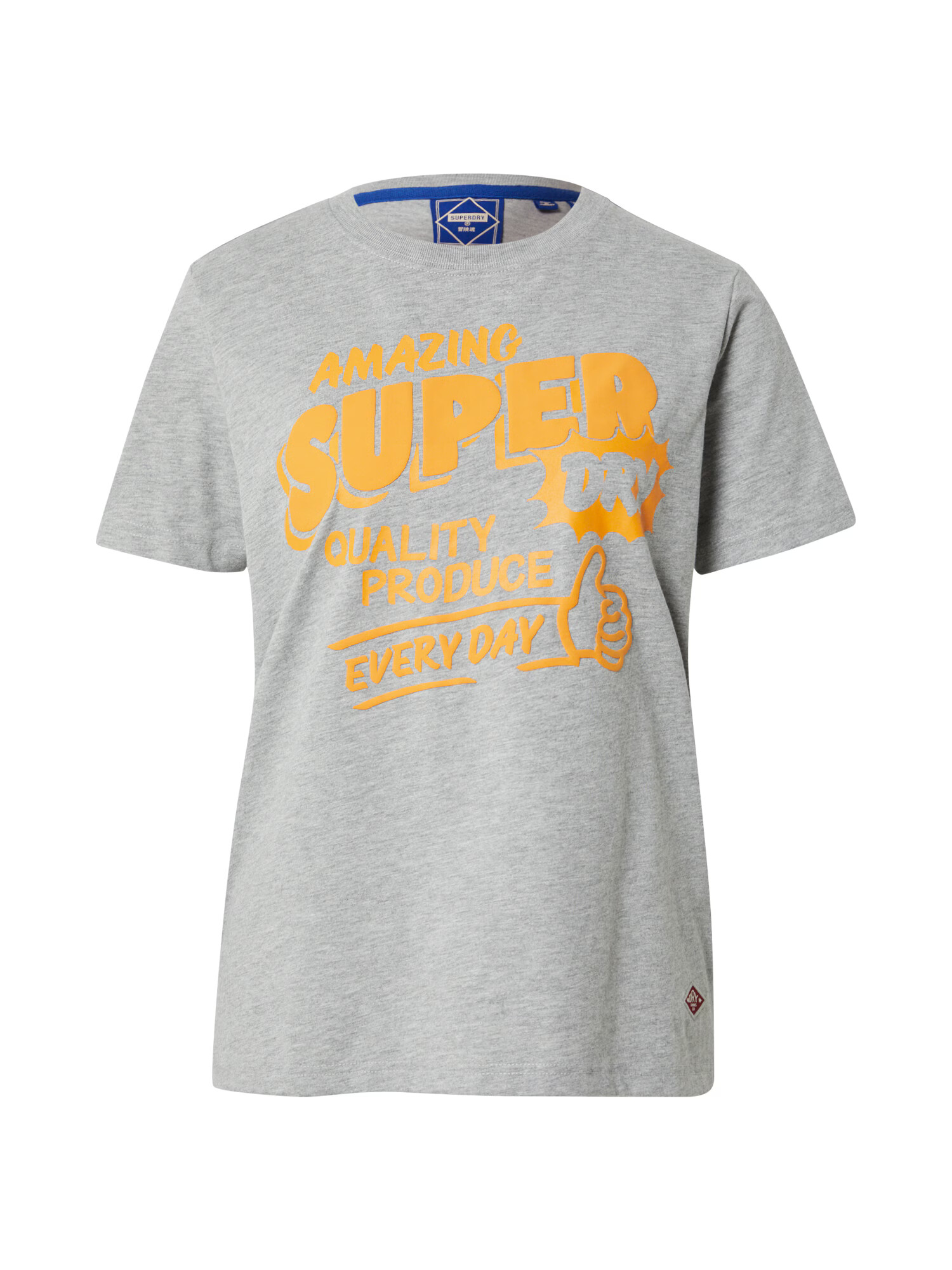 Superdry Тениска светлосиво - Pepit.bg