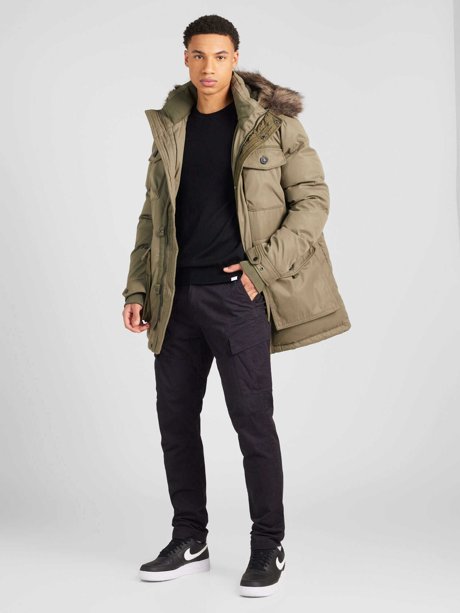 Superdry Зимна парка 'Chinook' маслина - Pepit.bg