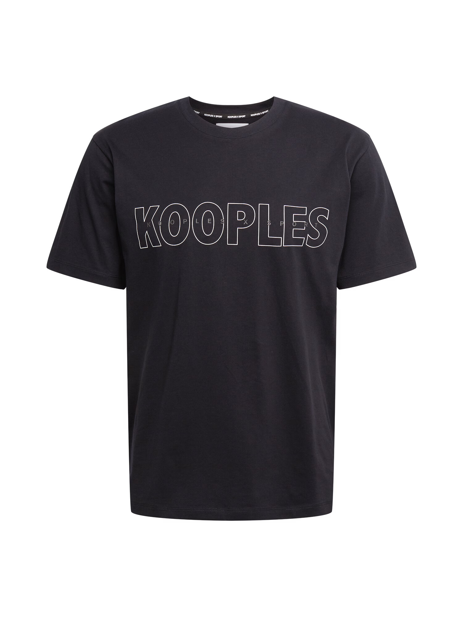 THE KOOPLES SPORT Тениска черно / бяло - Pepit.bg