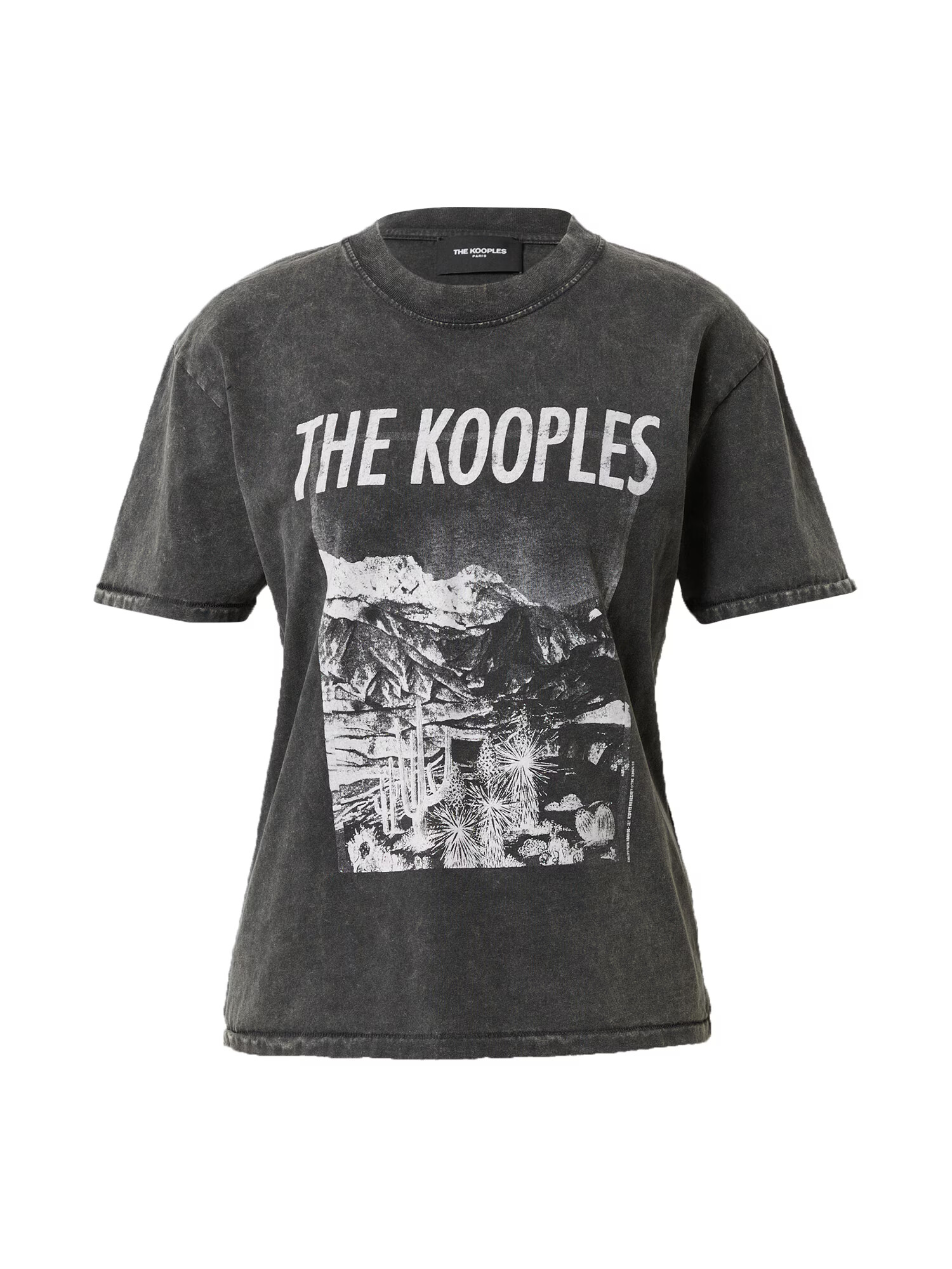 The Kooples Тениска бяло / сиво - Pepit.bg