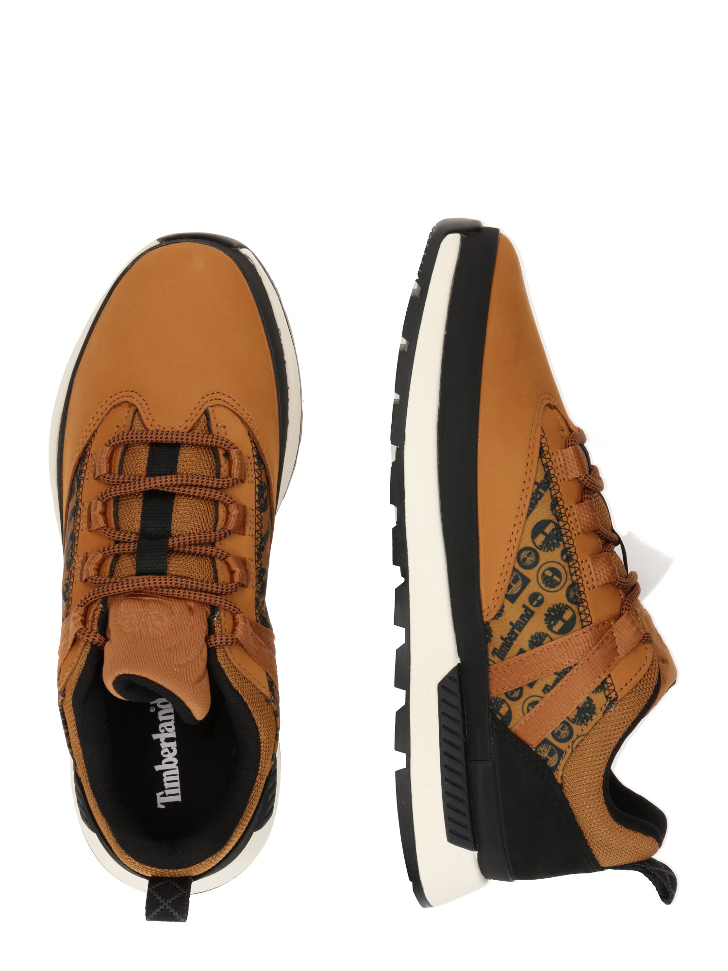 TIMBERLAND Спортни обувки с връзки 'Euro Trekker Low F/L' коняк / черно - Pepit.bg