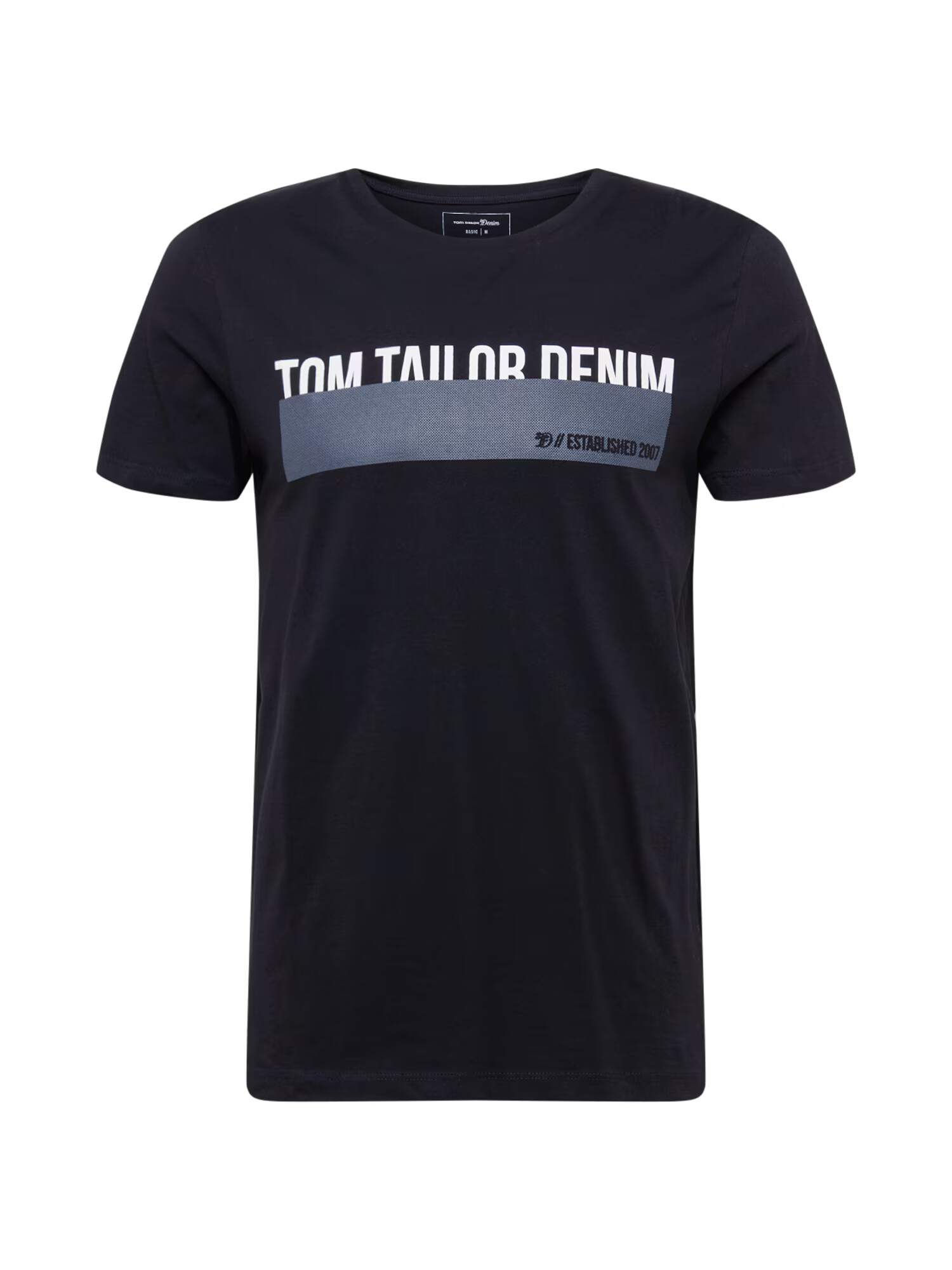 TOM TAILOR DENIM Тениска черно - Pepit.bg