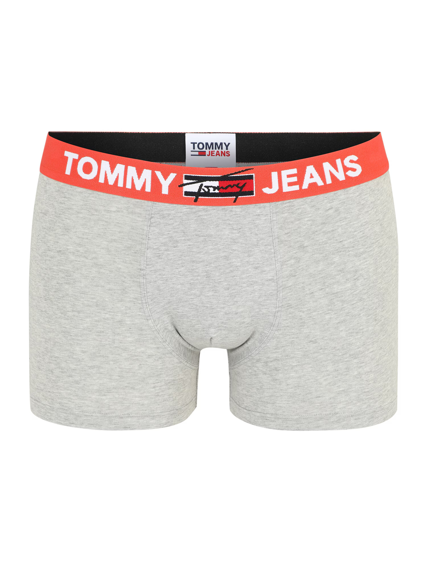 Tommy Hilfiger Underwear Боксерки 'Trunk' червено / бяло / сив меланж / черно - Pepit.bg