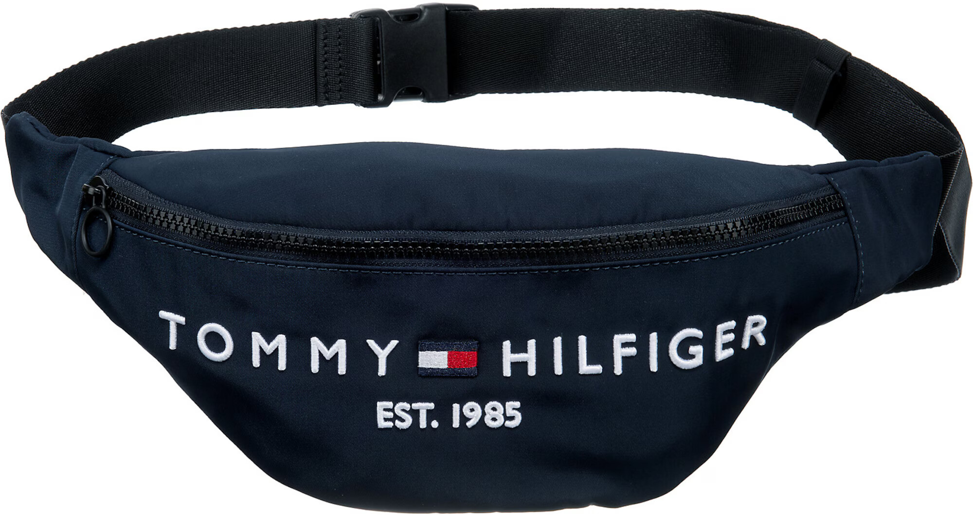 TOMMY HILFIGER Чанта за кръста бяло / нейви синьо / светлочервено - Pepit.bg