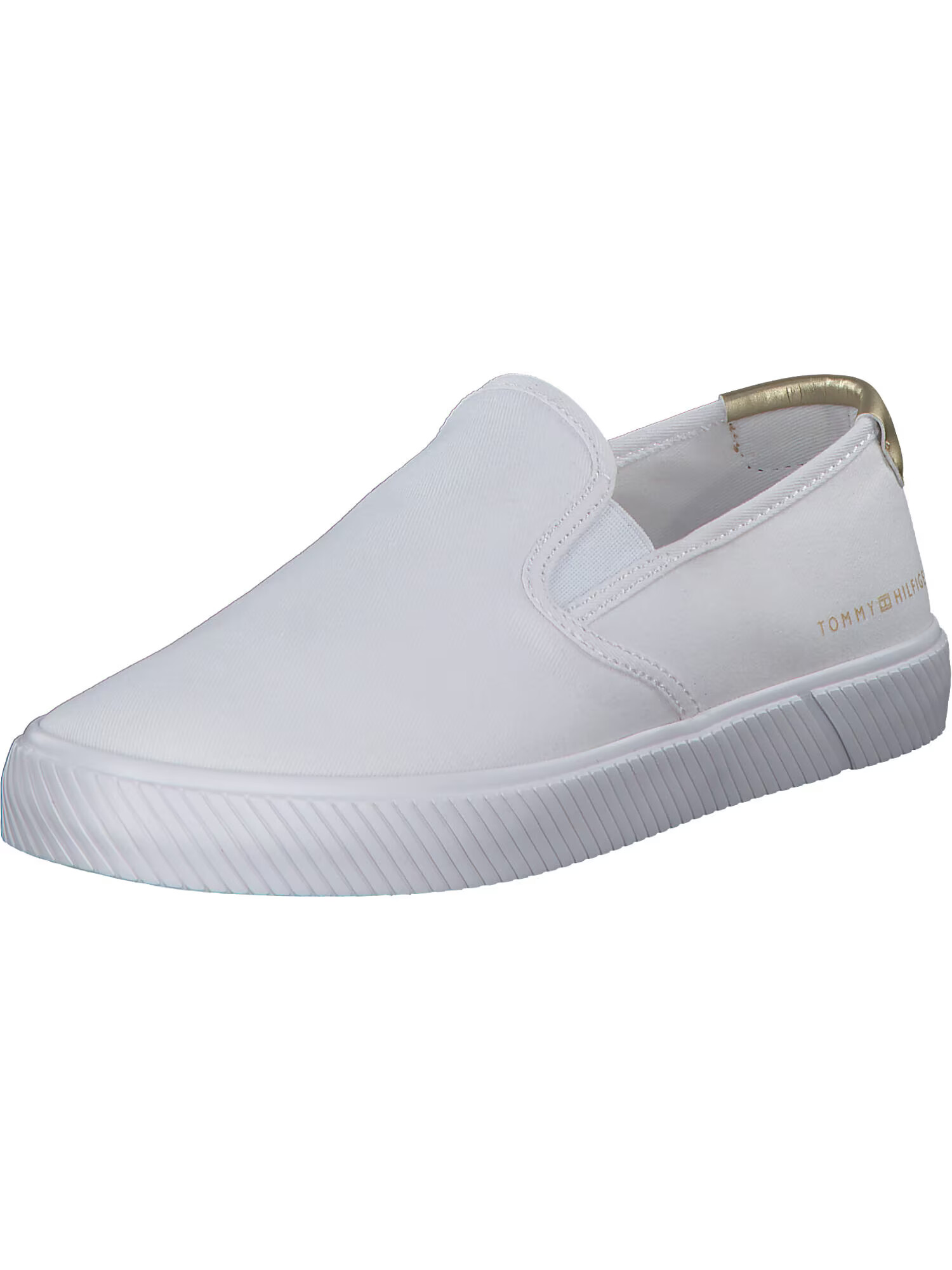 TOMMY HILFIGER Спортни обувки Slip On злато / бяло - Pepit.bg