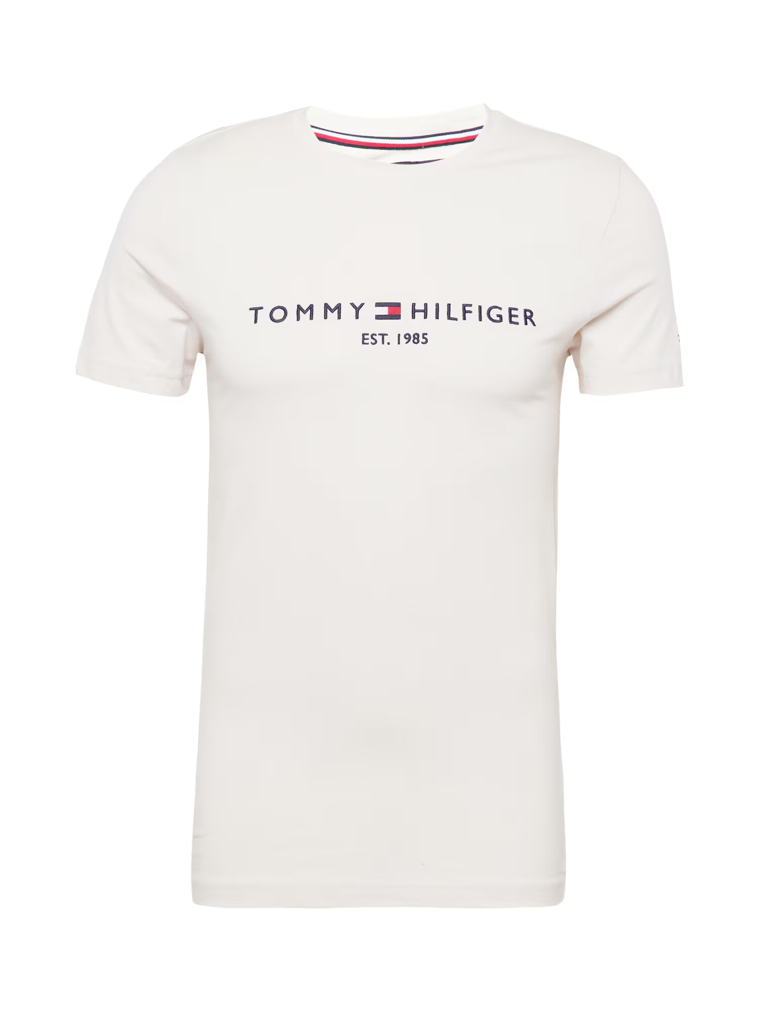 TOMMY HILFIGER Тениска кремаво / нейви синьо / червено / бяло - Pepit.bg