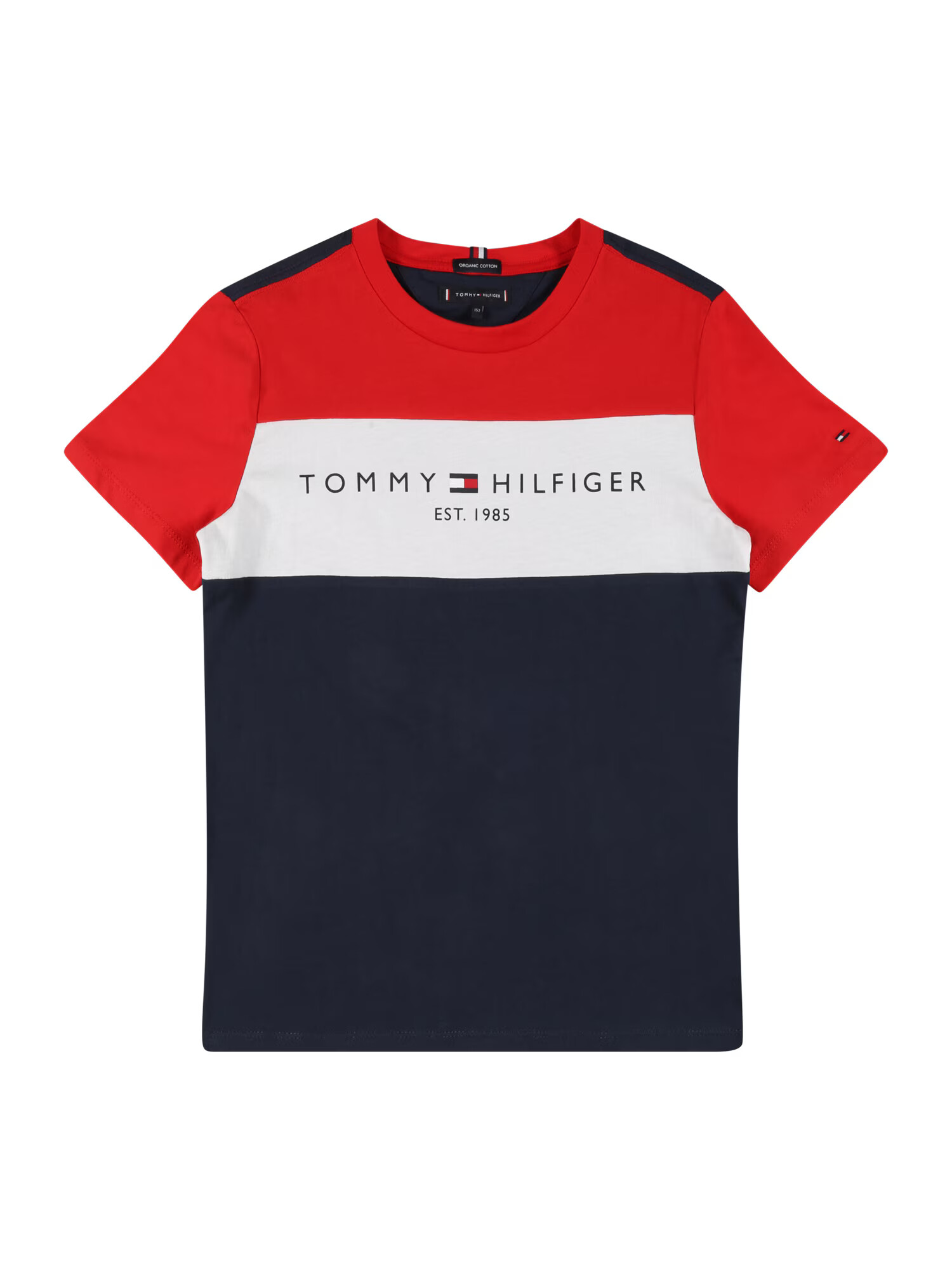 TOMMY HILFIGER Тениска нейви синьо / червено / бяло - Pepit.bg