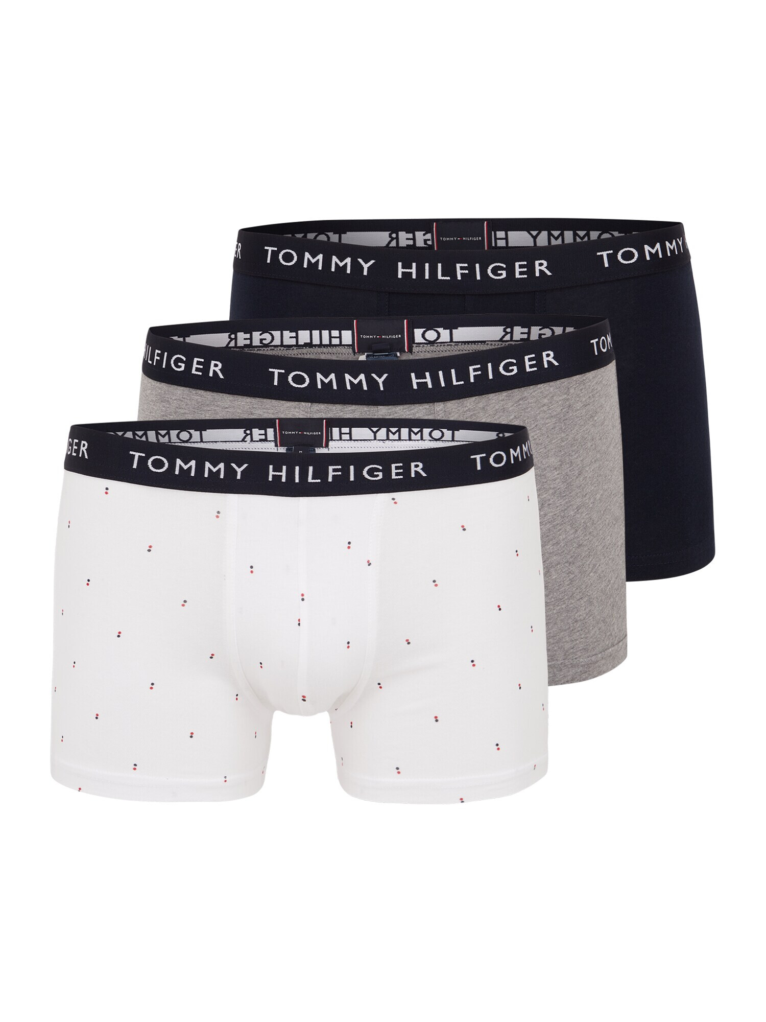 TOMMY HILFIGER Боксерки бяло / нощно синьо / сиво / червено - Pepit.bg