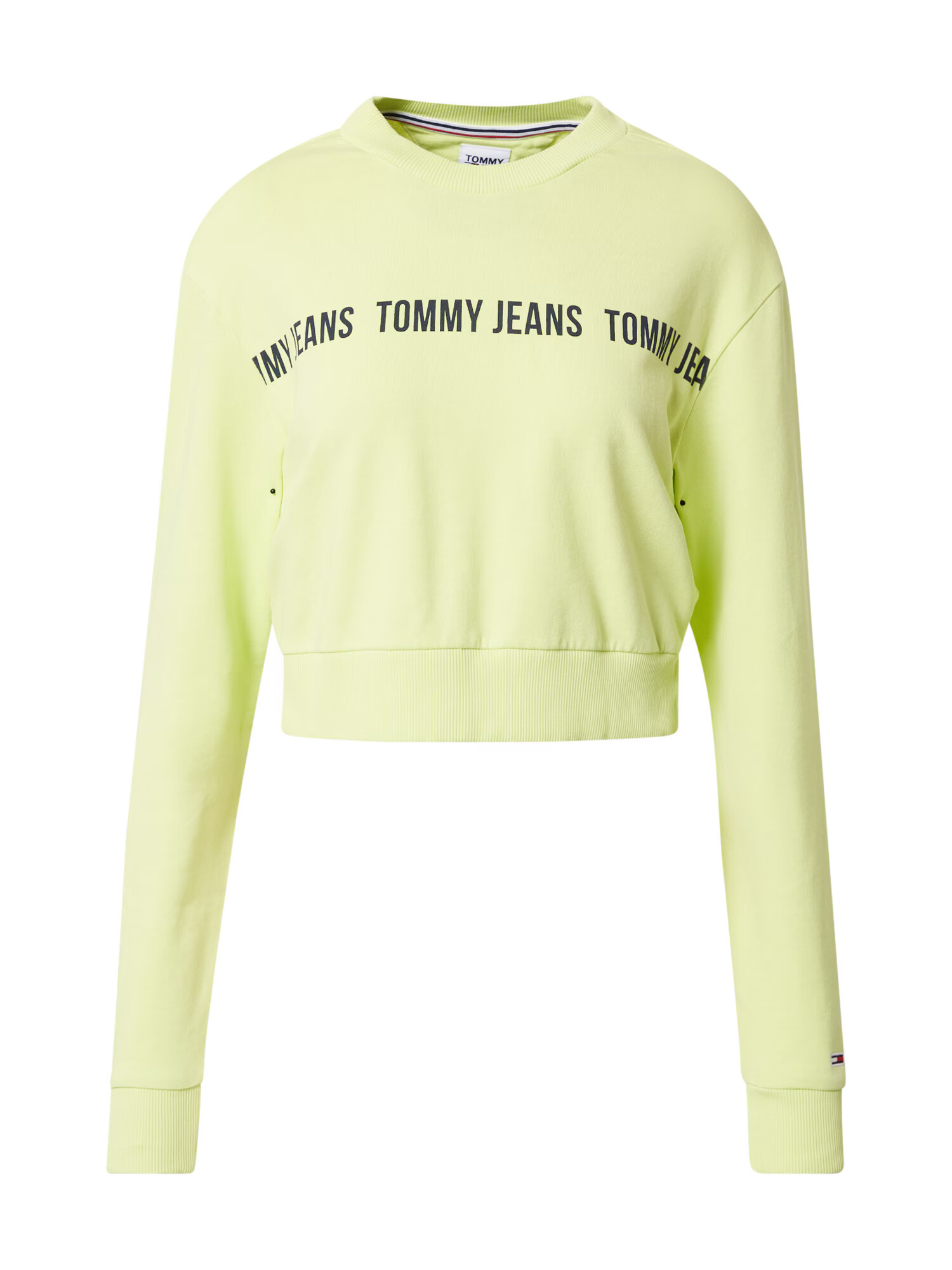 Tommy Jeans Суичър киви / черно - Pepit.bg