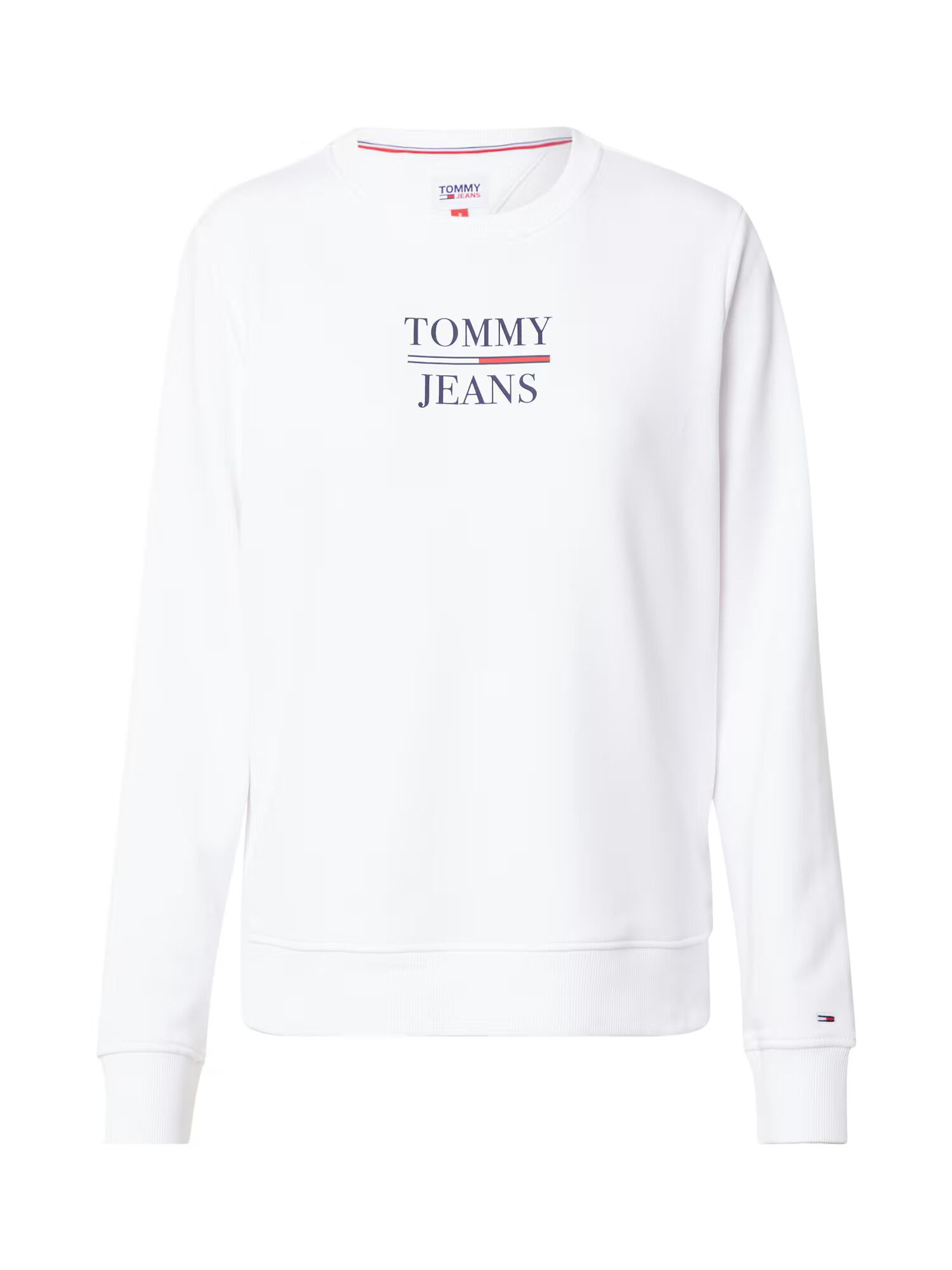 Tommy Jeans Суичър нейви синьо / огнено червено / бяло - Pepit.bg