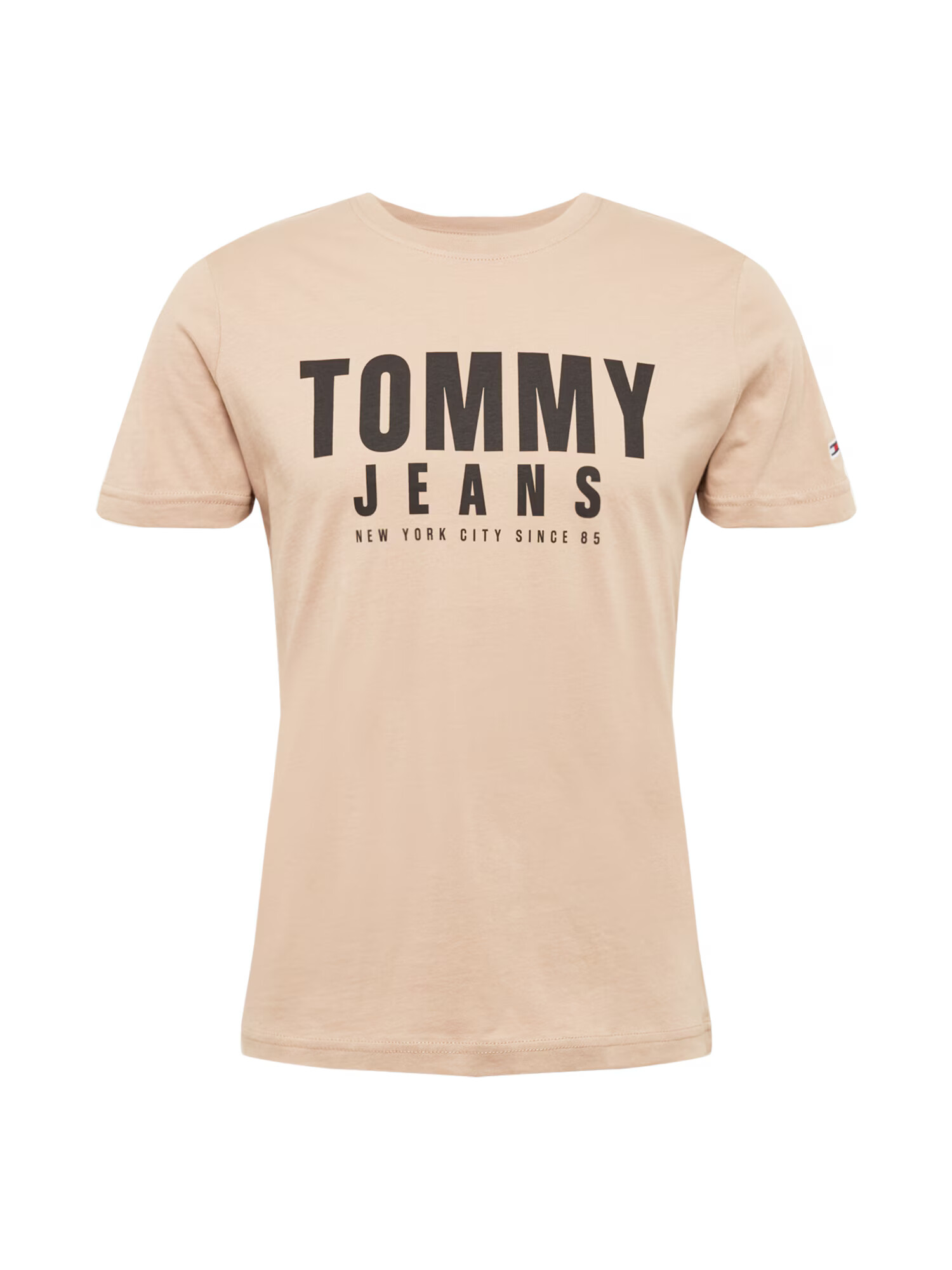 Tommy Jeans Тениска бежово / черно - Pepit.bg