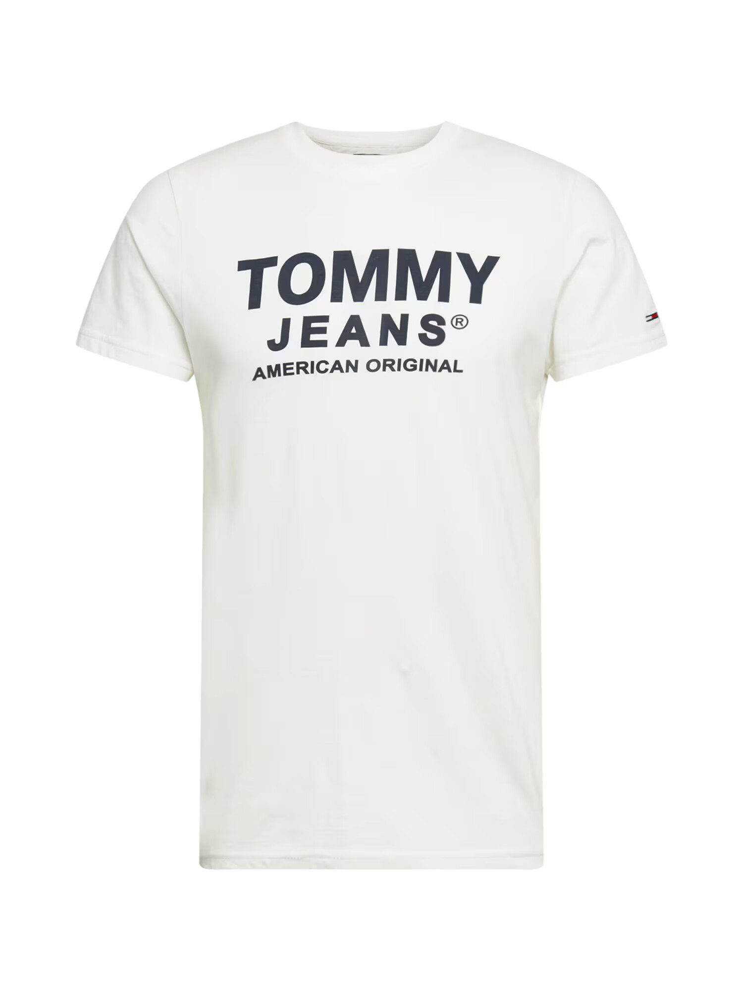 Tommy Jeans Тениска 'ESSENTIAL' тъмносиньо / бяло - Pepit.bg