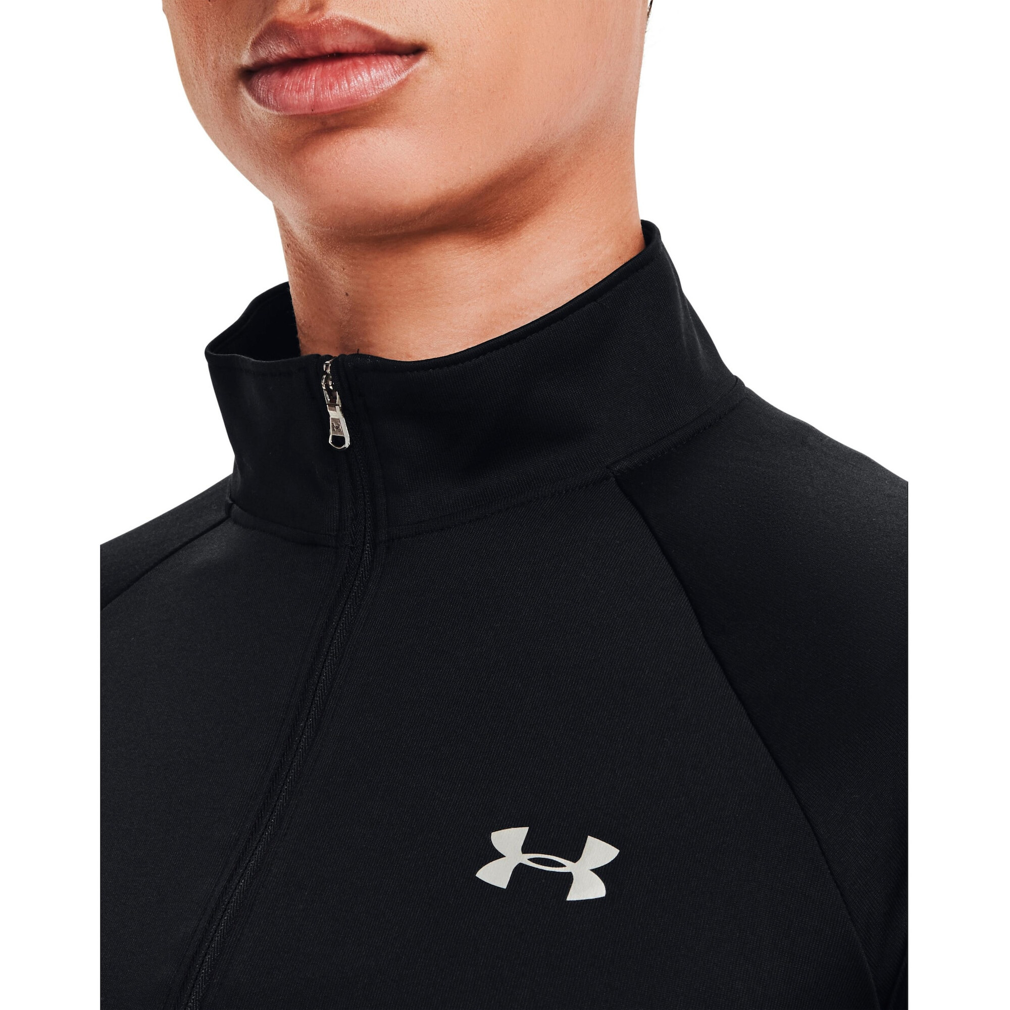 UNDER ARMOUR Функционална тениска 'Tech' сиво / черно - Pepit.bg