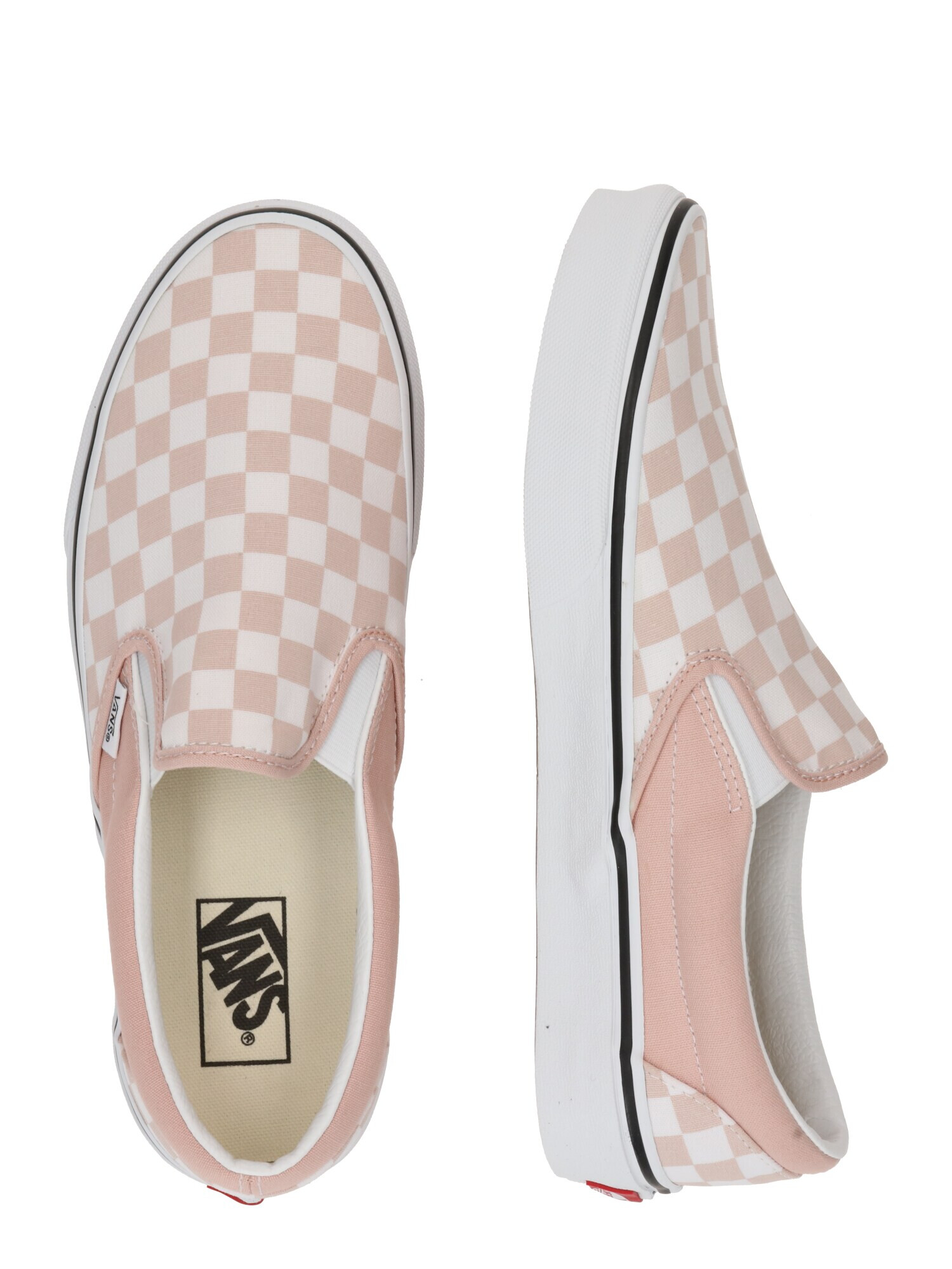 VANS Спортни обувки Slip On 'Classic' бледорозово / мръсно бяло - Pepit.bg