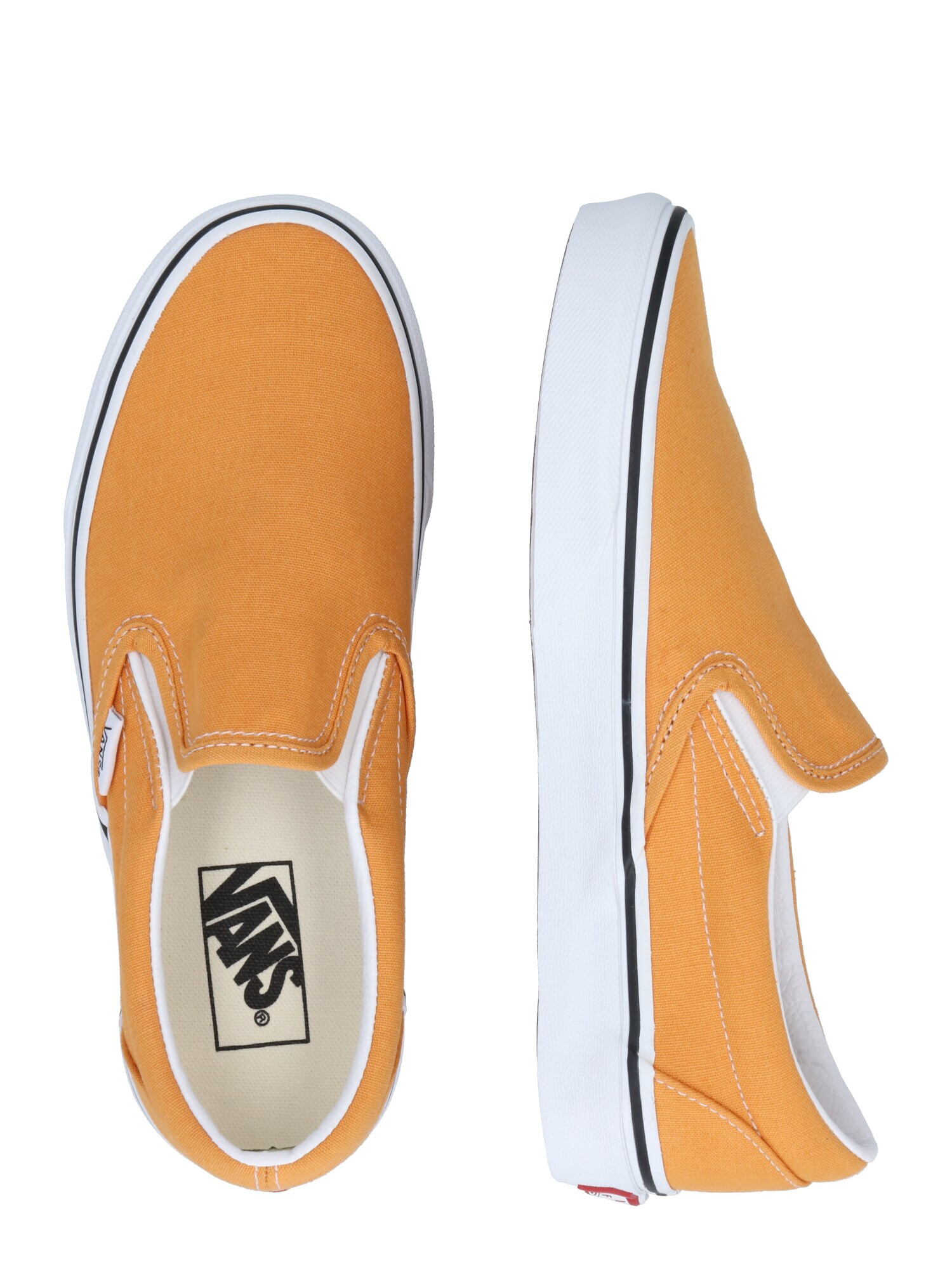 VANS Спортни обувки Slip On 'UA Classics Slip-On' шафран / бяло - Pepit.bg