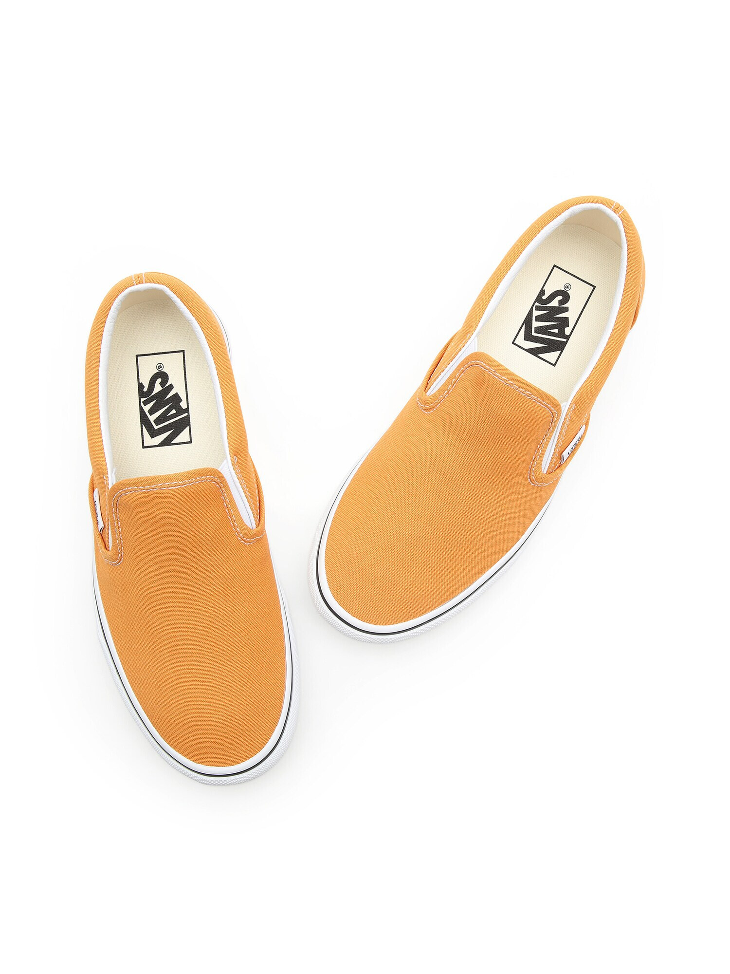 VANS Спортни обувки Slip On 'UA Classics Slip-On' шафран / бяло - Pepit.bg