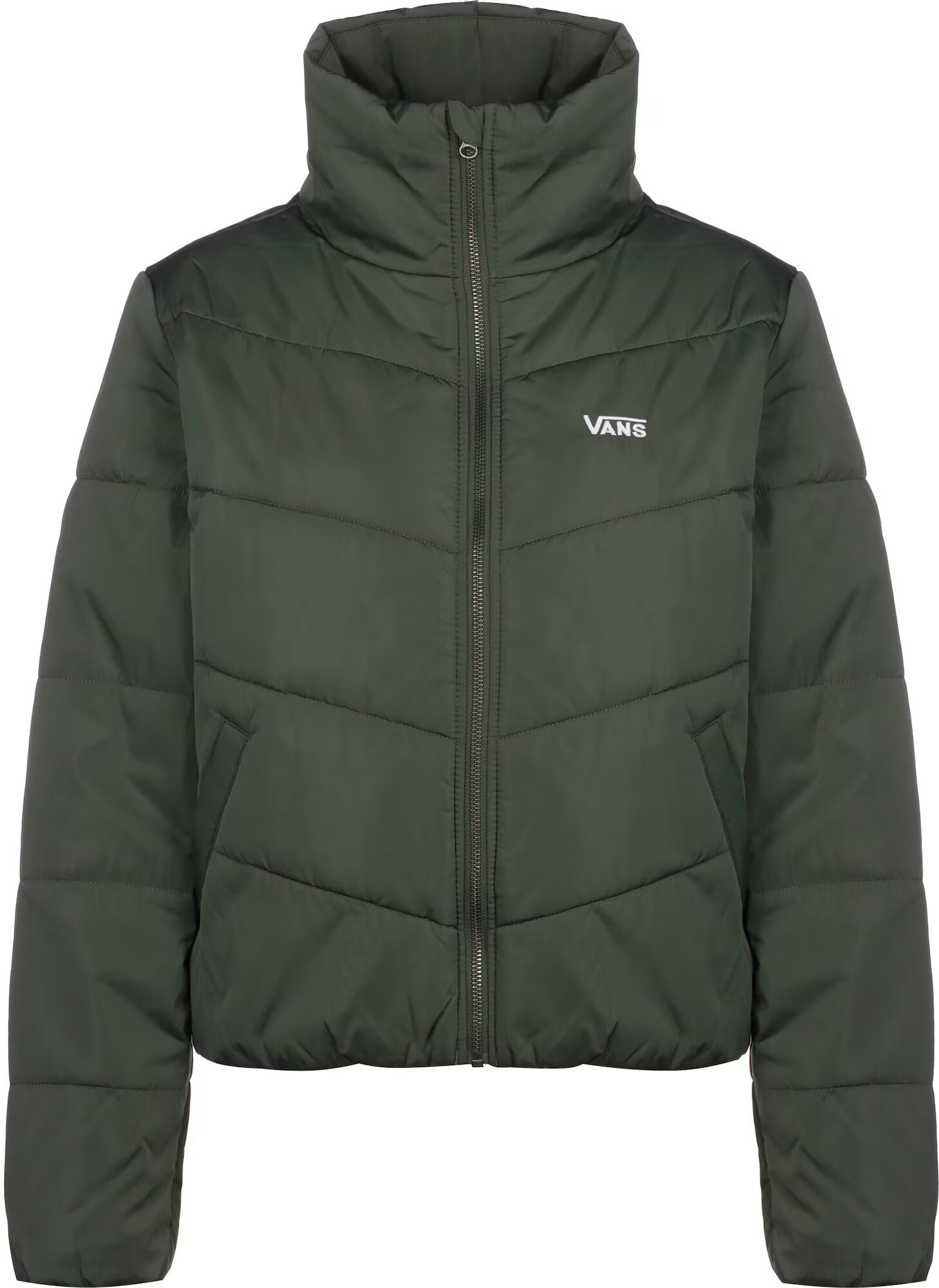 VANS Зимно яке 'Foundry WM FOUNDRY V PUFFER MTE' тъмнозелено - Pepit.bg