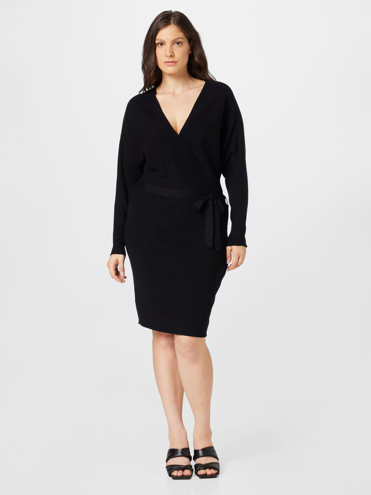 Vero Moda Curve Рокля черно - Pepit.bg