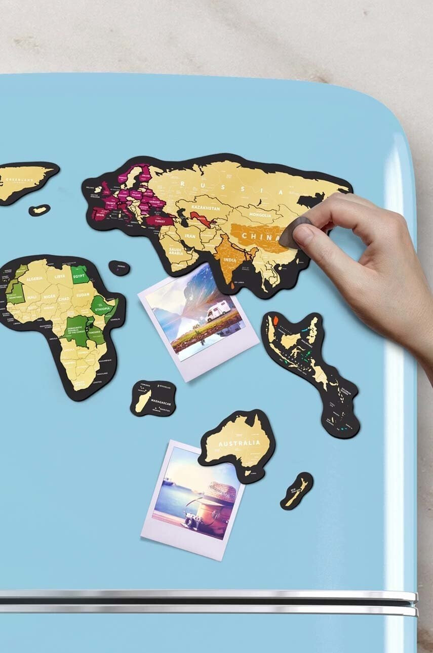 1DEA.me Скреч карта Travel Map Magnetic World - Pepit.bg