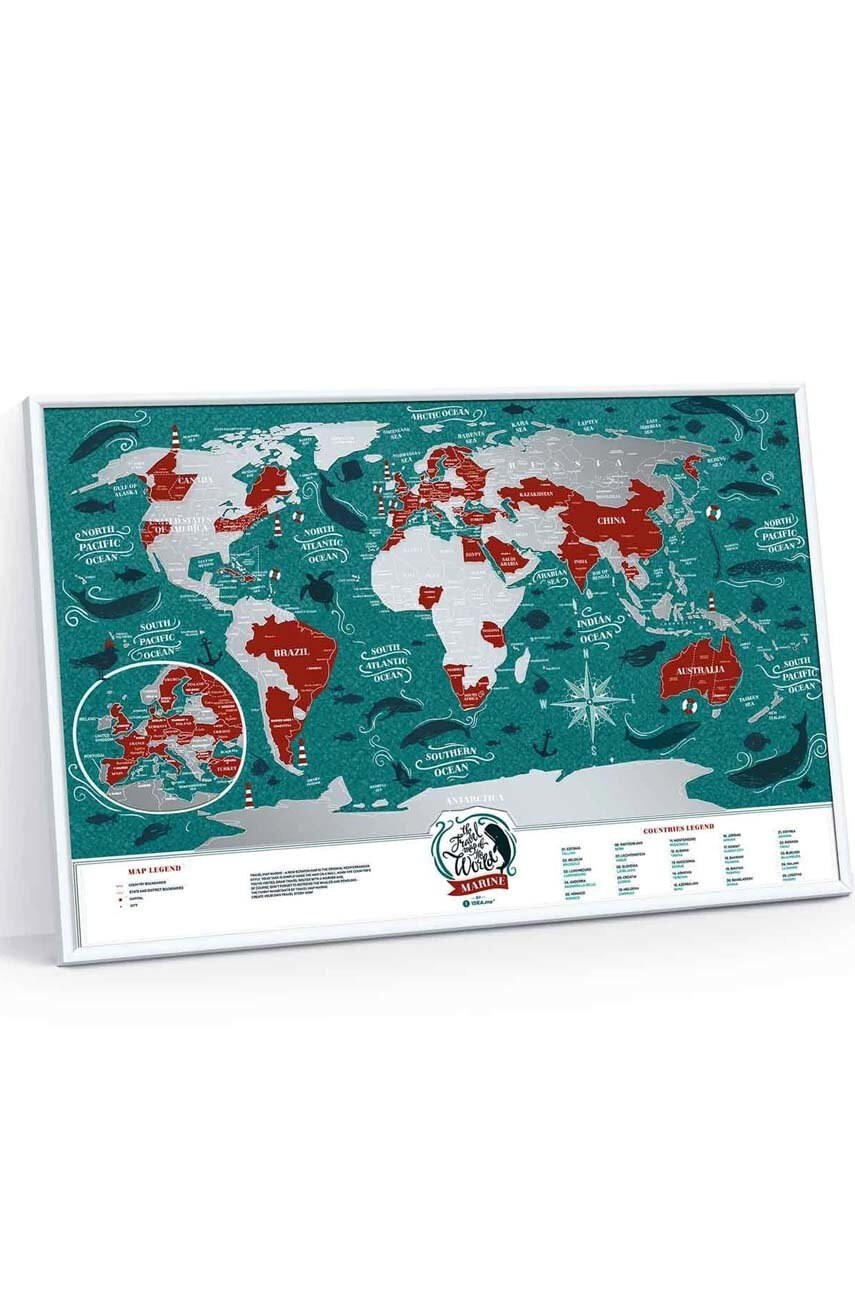 1DEA.me Скреч карта Travel Map Marine World - Pepit.bg