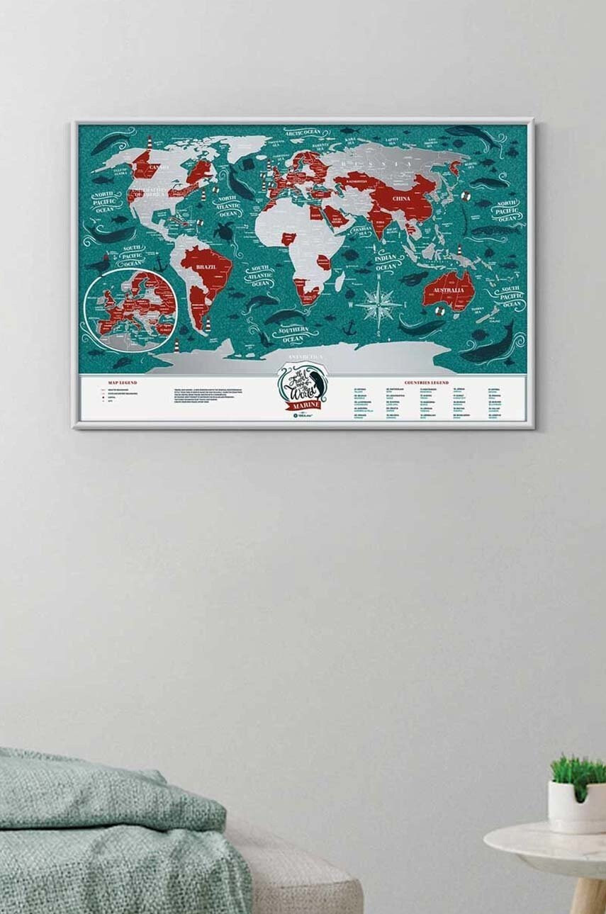 1DEA.me Скреч карта Travel Map Marine World - Pepit.bg