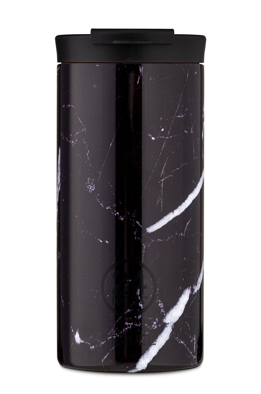 24bottles Термочаша Travel Tumbler Black Marble 600ml - Pepit.bg