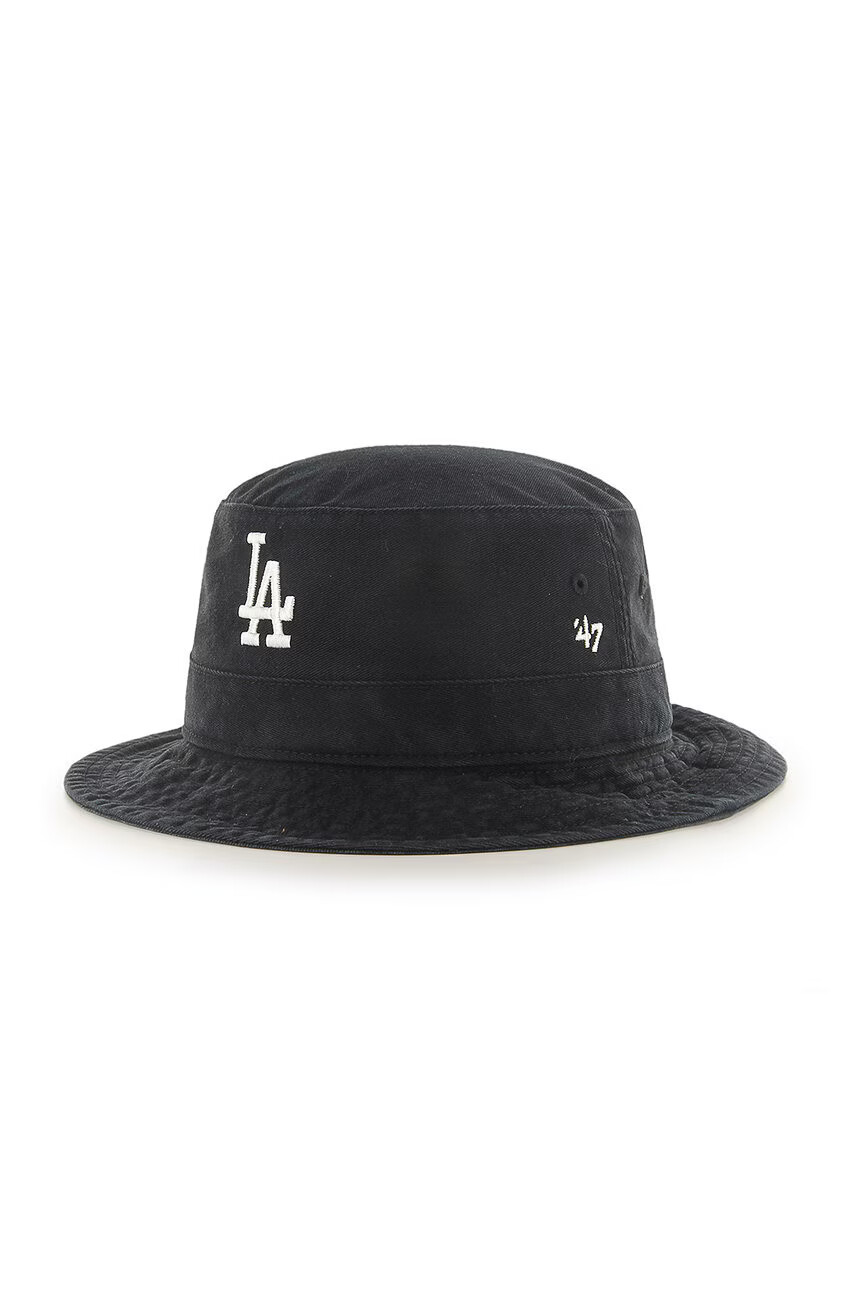 47brand Капела Los Angeles Dodgers в черно от памук - Pepit.bg