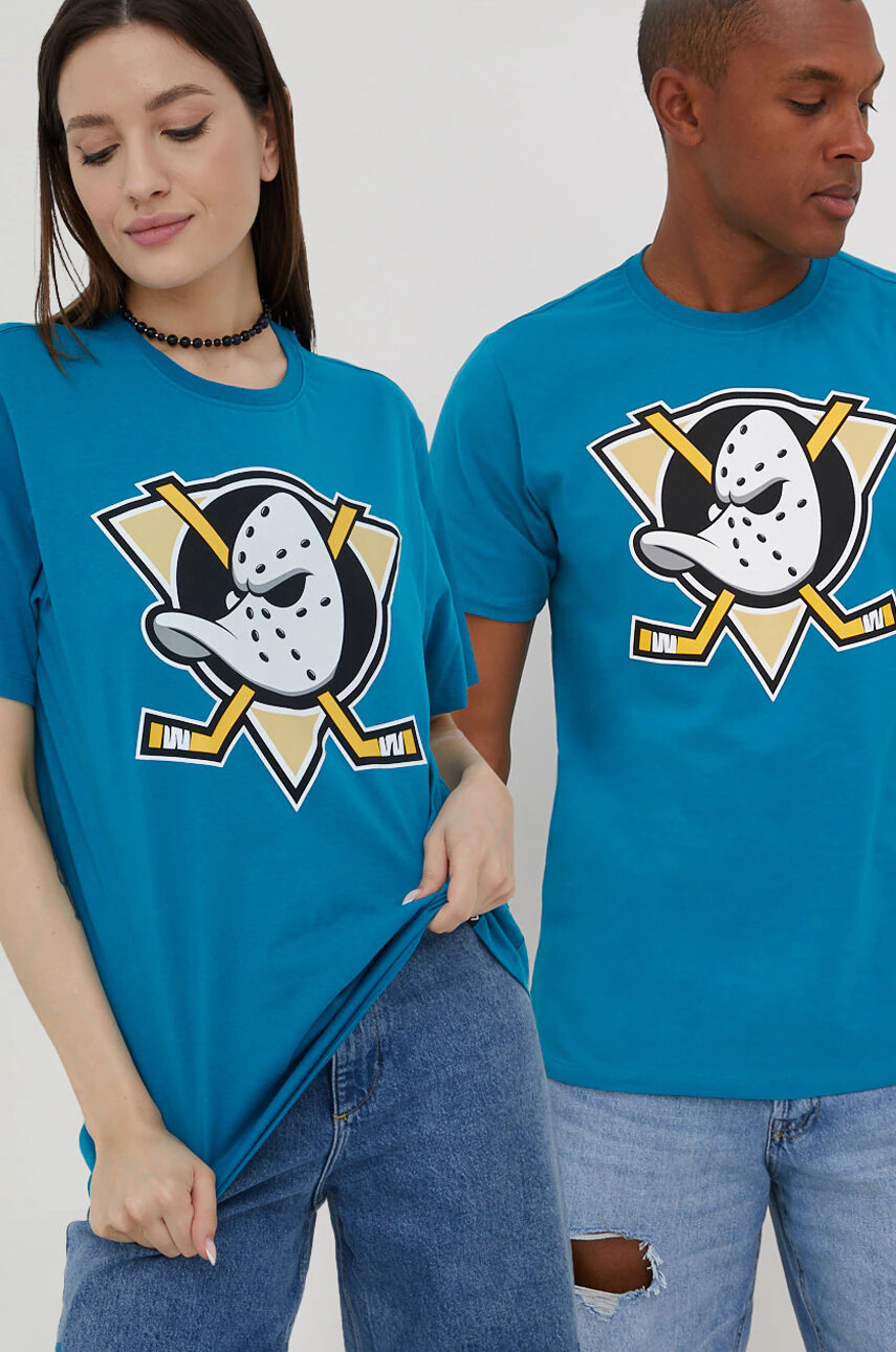 47brand Памучна тениска Mlb Anaheim Ducks - Pepit.bg